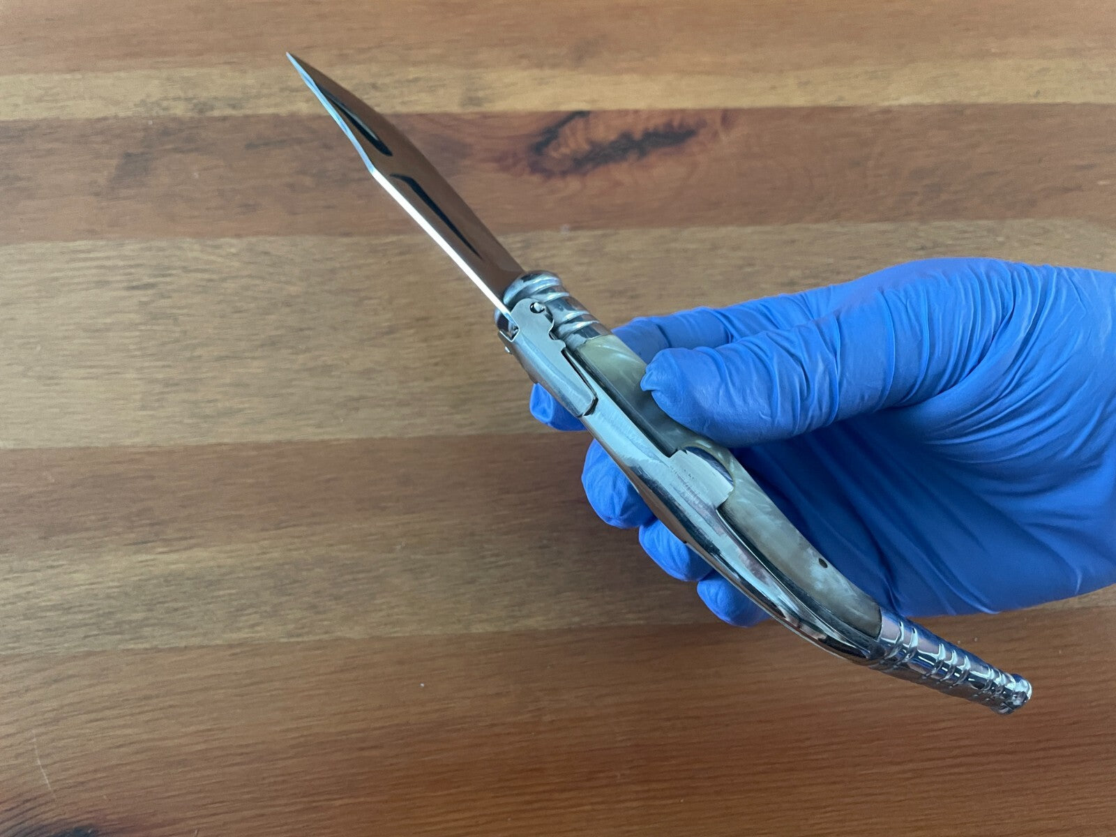 3.75" Navaja Sevillana Bandolera Nacre Imitation Handle from Spain -  US Seller