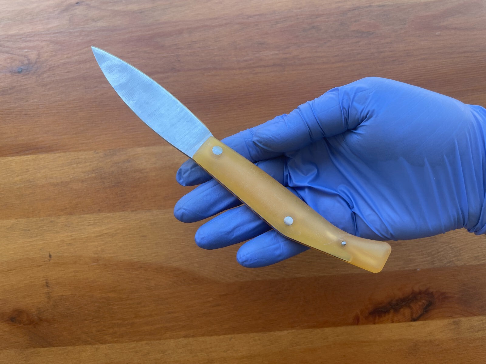 3.93" Pallés Carbono Navaja Pocket Knife Carbon Steel Blade ABS Handle Slipjoint