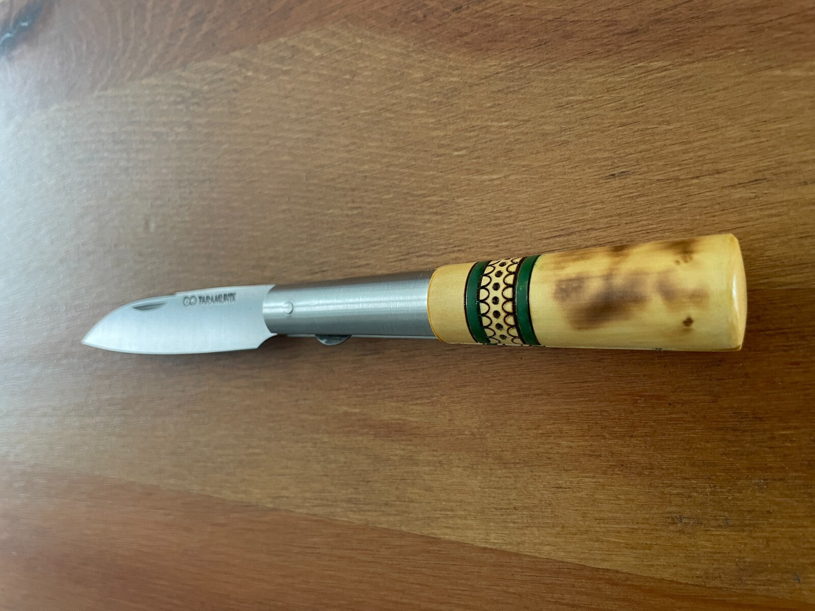 3.26” CQ Taramundi Pocket Knife Boxwood Handle Unique Design Asturias Spain