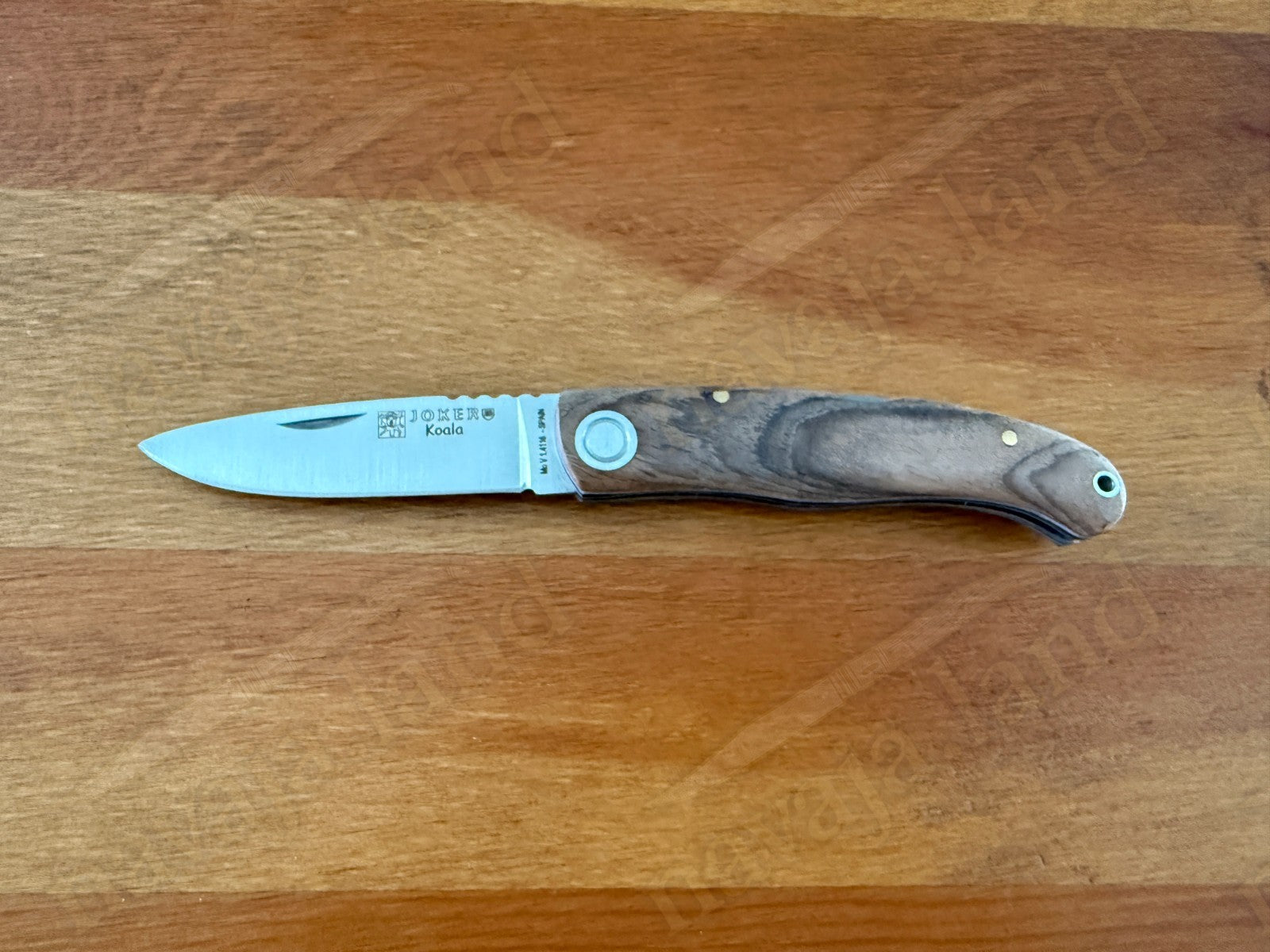 Joker Koala Pocket Knife 2.75” MOVA Blade Walnut Wood Handle Handmade in Spain