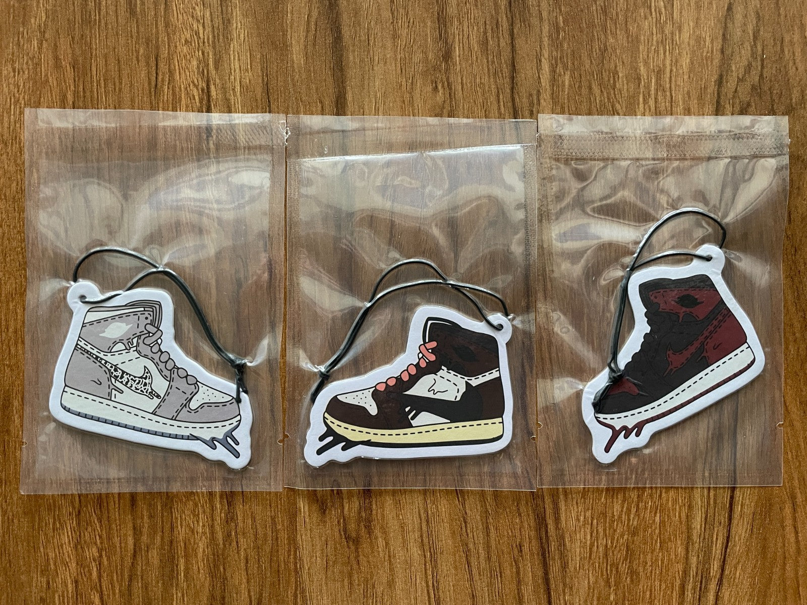 Air freshener Nike Sneakers cool design car mirror quality fragrance - 3 Pack
