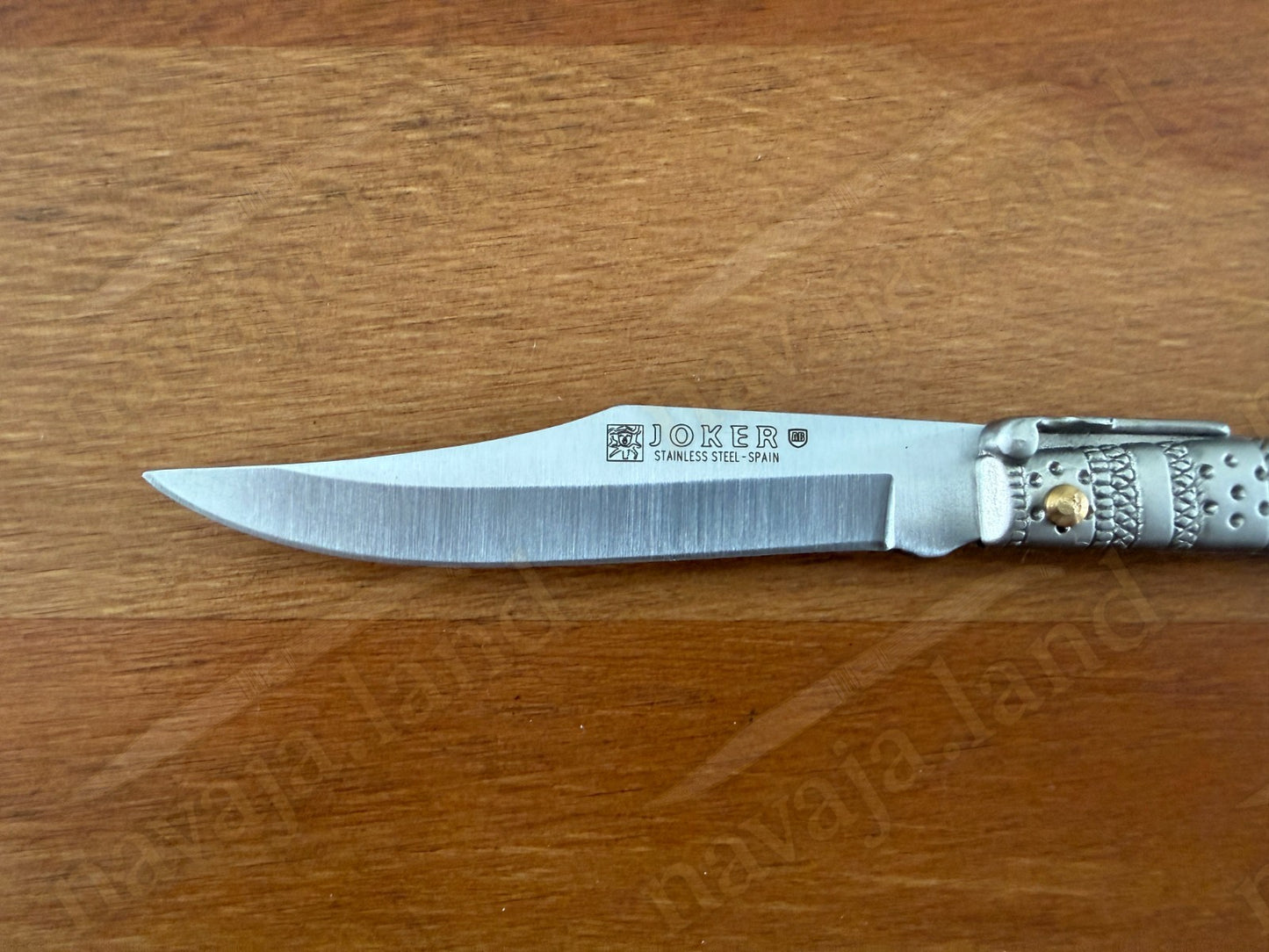 3.5” Albacete Navaja Joker Arabian Knife Zamak Handle Handmade Slipjoint Spain