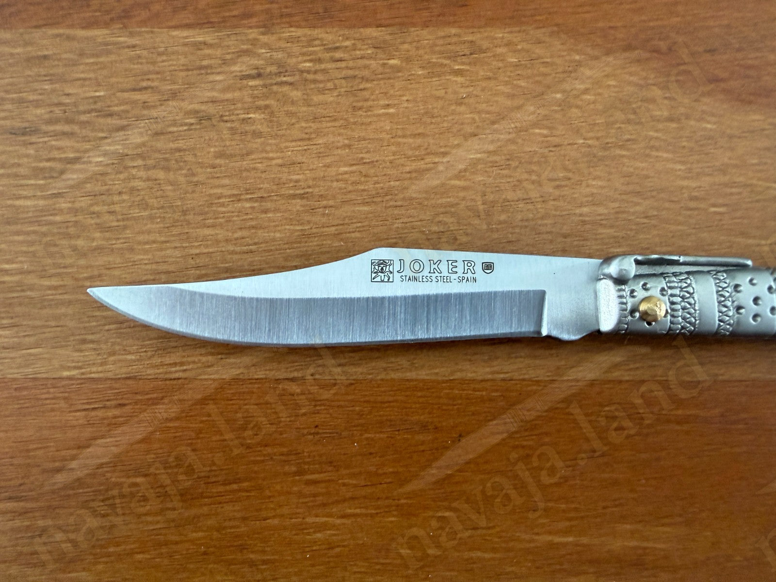 3.5” Albacete Navaja Joker Arabian Knife Zamak Handle Handmade Slipjoint Spain