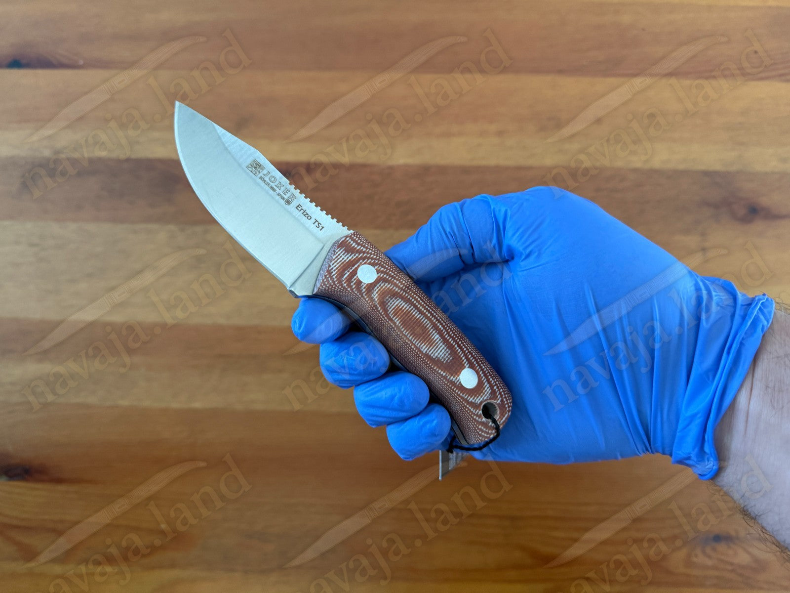 Joker Erizo TS1 3" Bohler N695 Steel Blade Fixed Knife Micarta Kydex Sheath