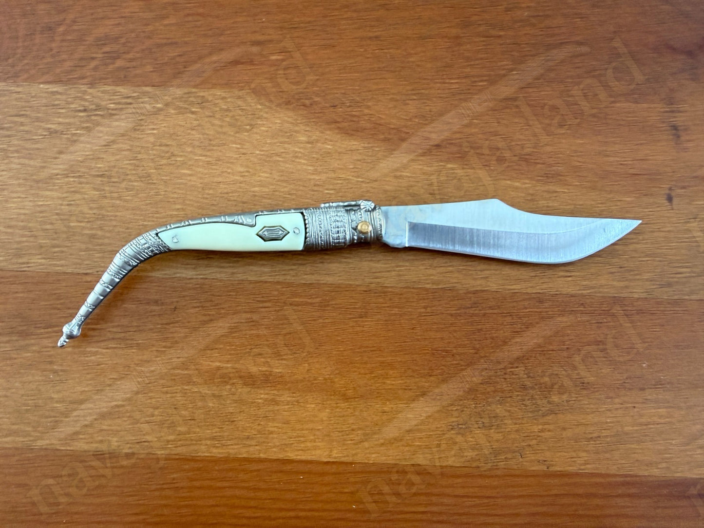 3.3” Albacete Navaja Joker Sevillana Knife Zamak Handle Handmade Slipjoint Spain