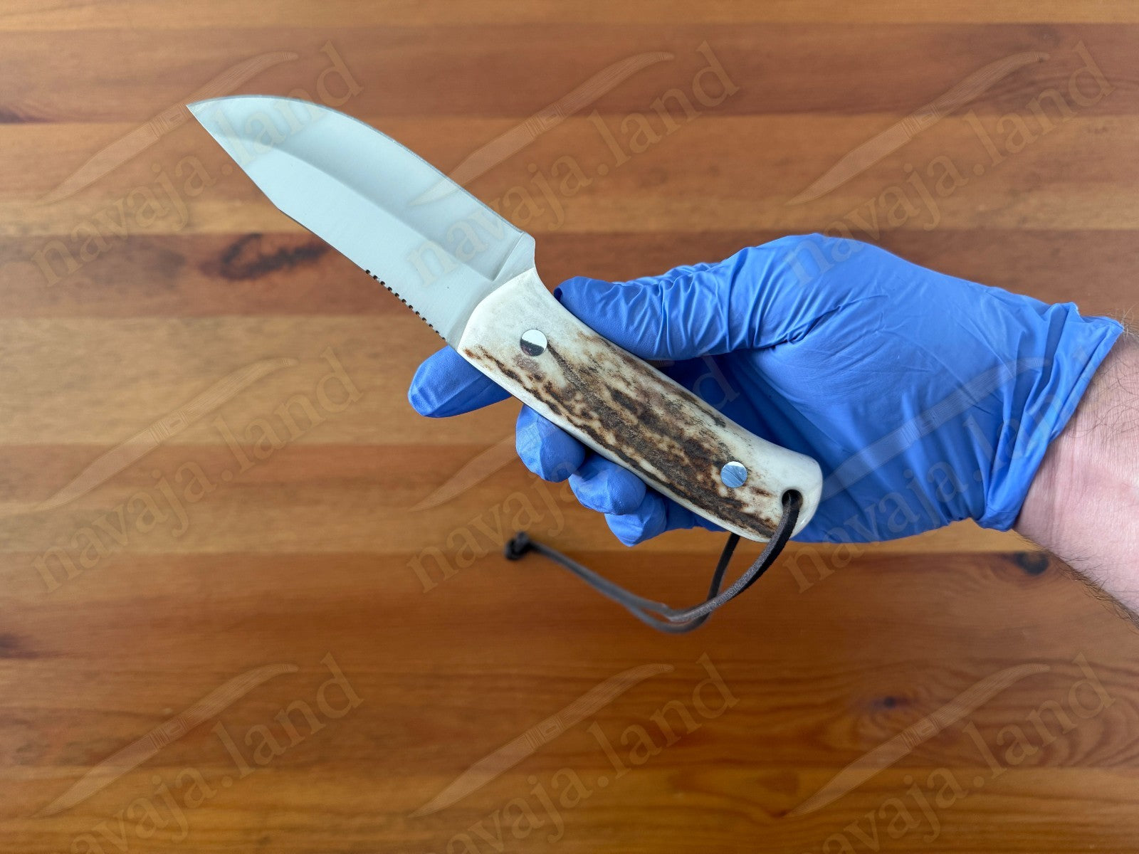 Joker Gran Erizo Bushcraft Knife – 3.74” MOVA Blade Stag Antler Handle | Sheath
