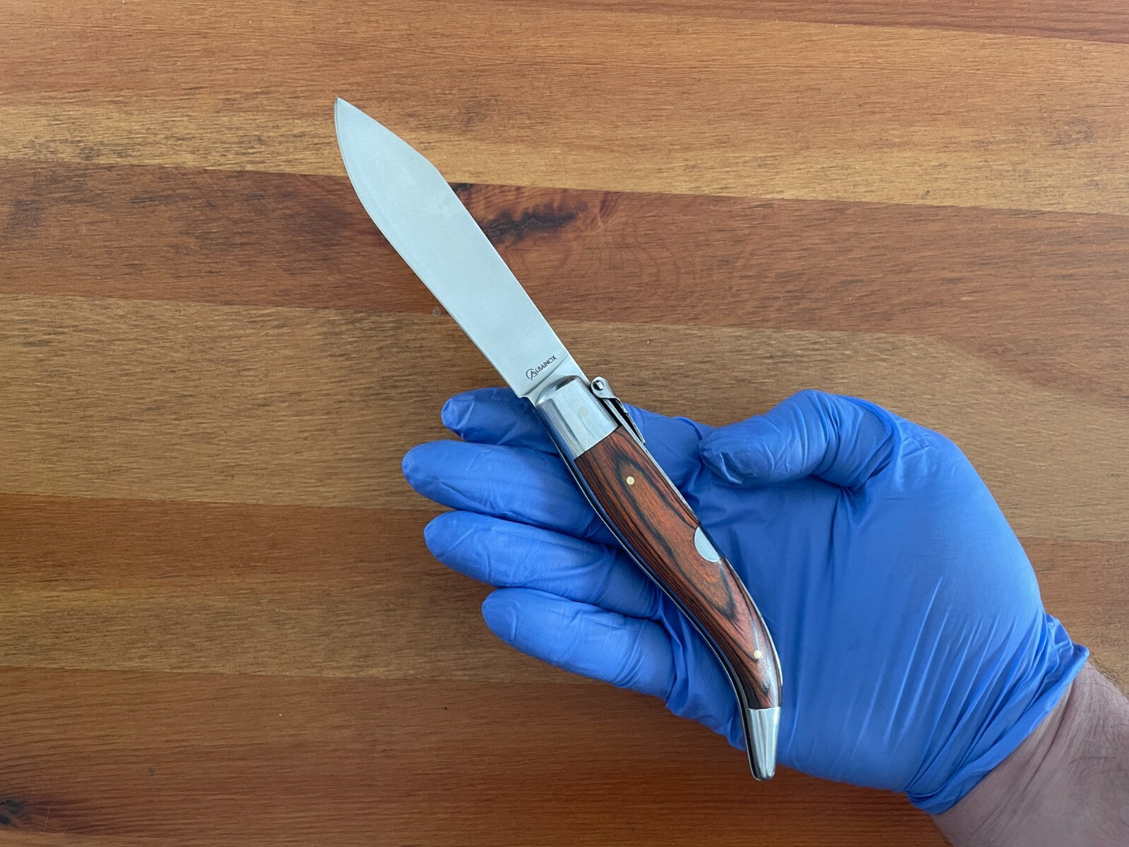 3.8" Spanish Navaja Teja Pastora Pocket Knife Carbon Steel from Spain - Ships US