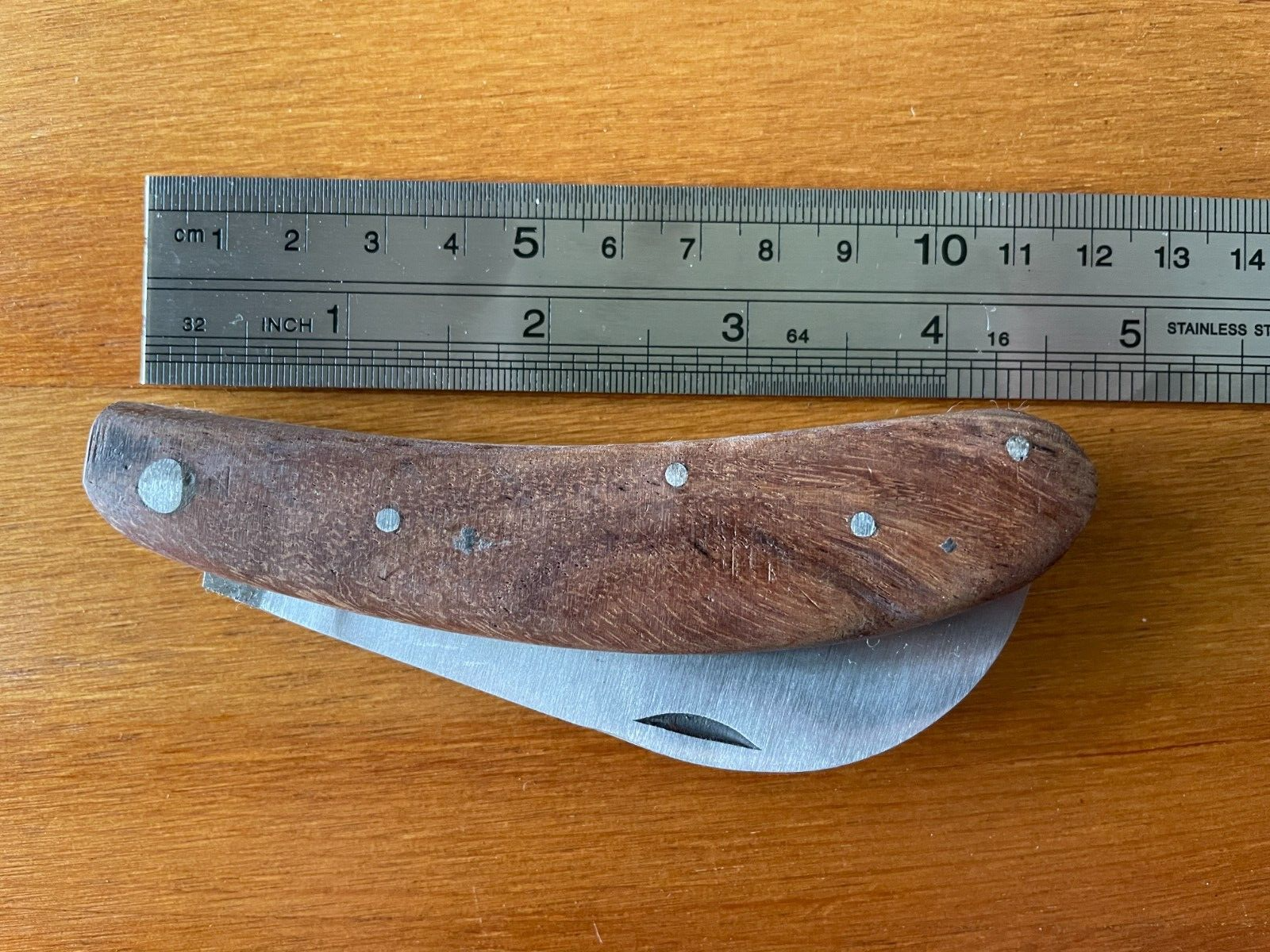 Hawkbill Skinning Tranchete Pocket Knife Stainless blade 3.5" - From Spain