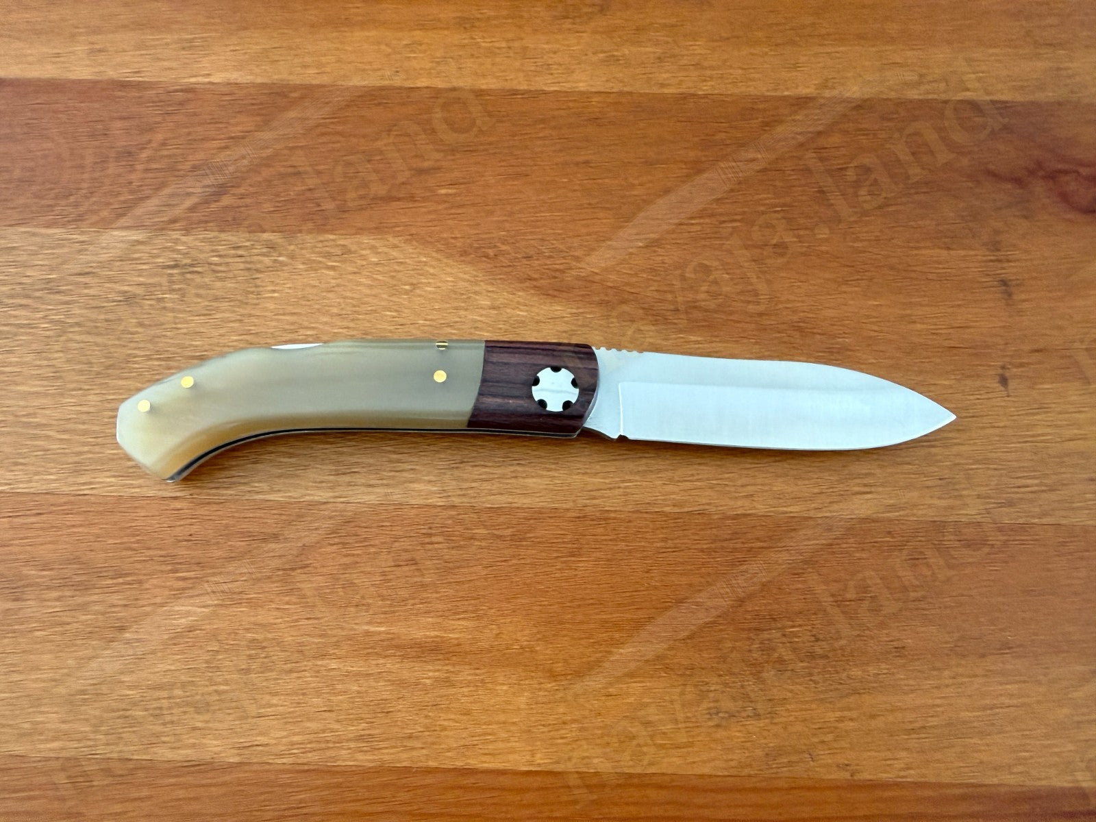 Joker Pachón Folding Knife – Bull Horn & Wood Handle - 3.1" Sandvik 12C27 Blade