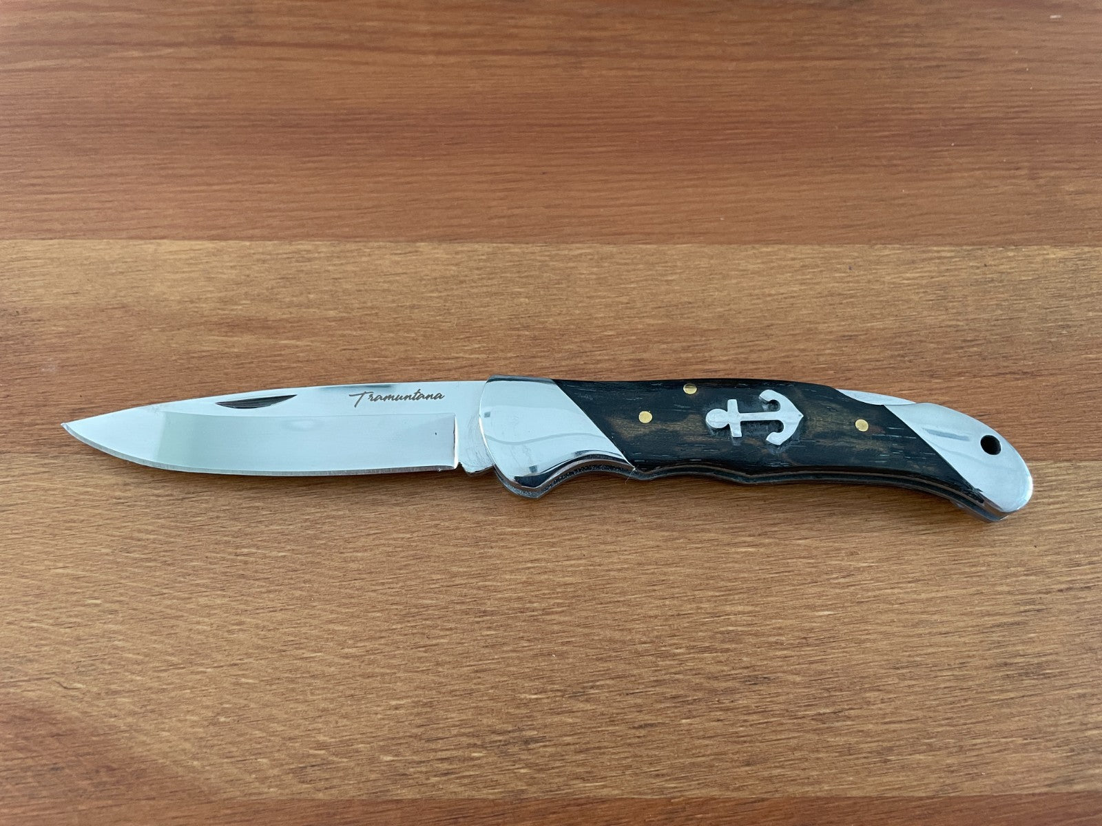 3.4" 420 Steel Tramuntana Folding Knife Marinera de Lux Model Steel and Ebony