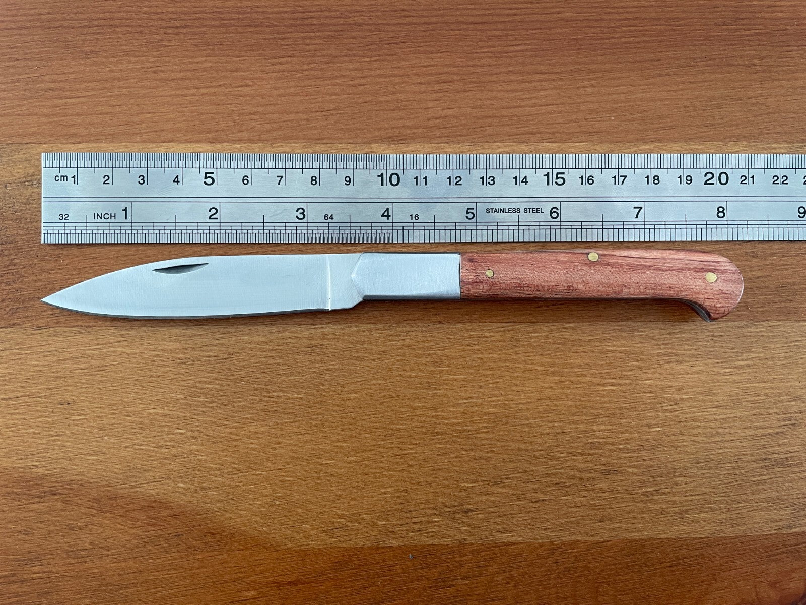 3.4" Navaja Girodia Stainless Steel Blade Wood Handle Slipjoint Made in Spain