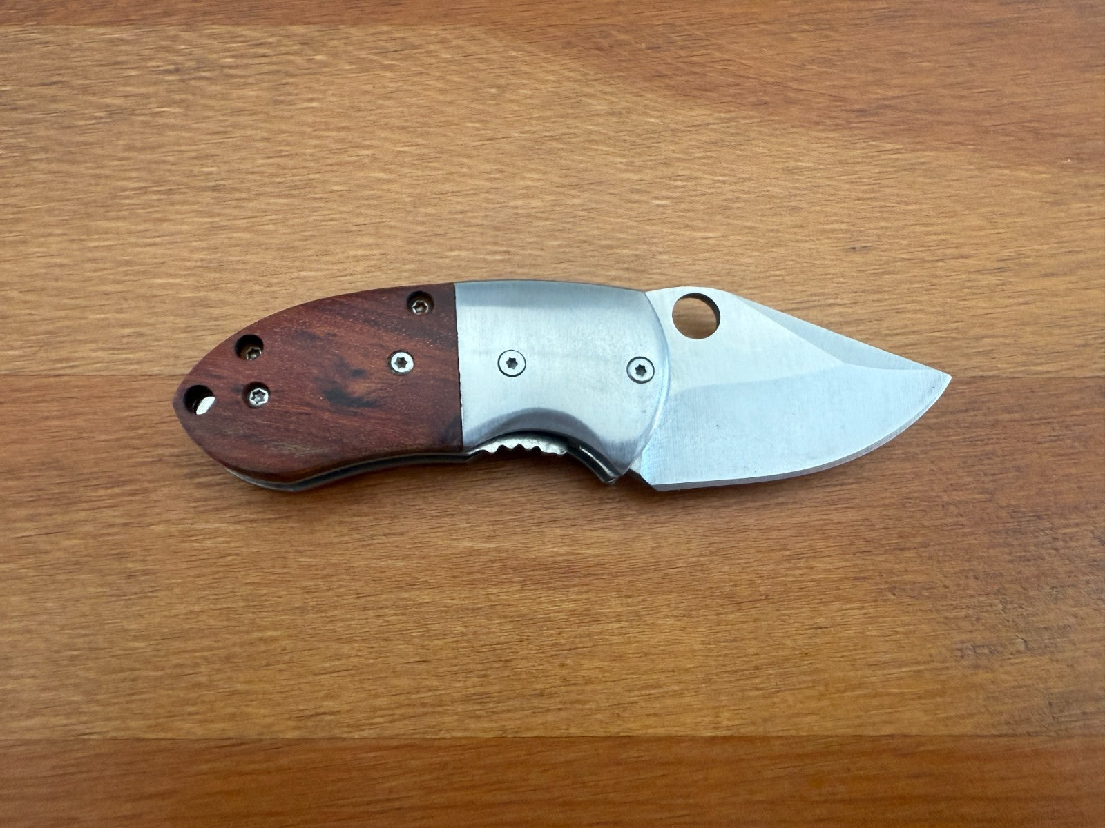 2" Blade Navaja Small Pocket Knife Stainless Wood Scales Liner Lock - Spain
