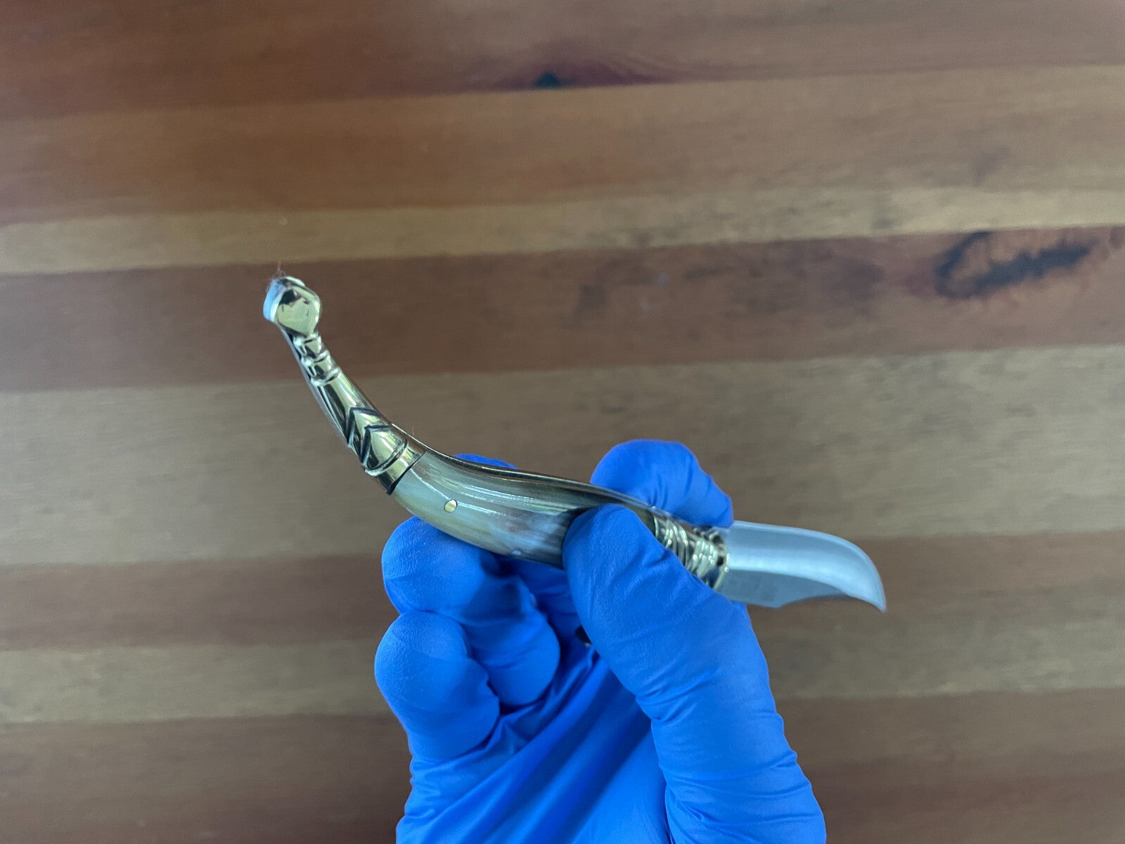 3.5” Albacete Navaja Joker Sevillana Knife Bullhorn Handle Handmade High Quality