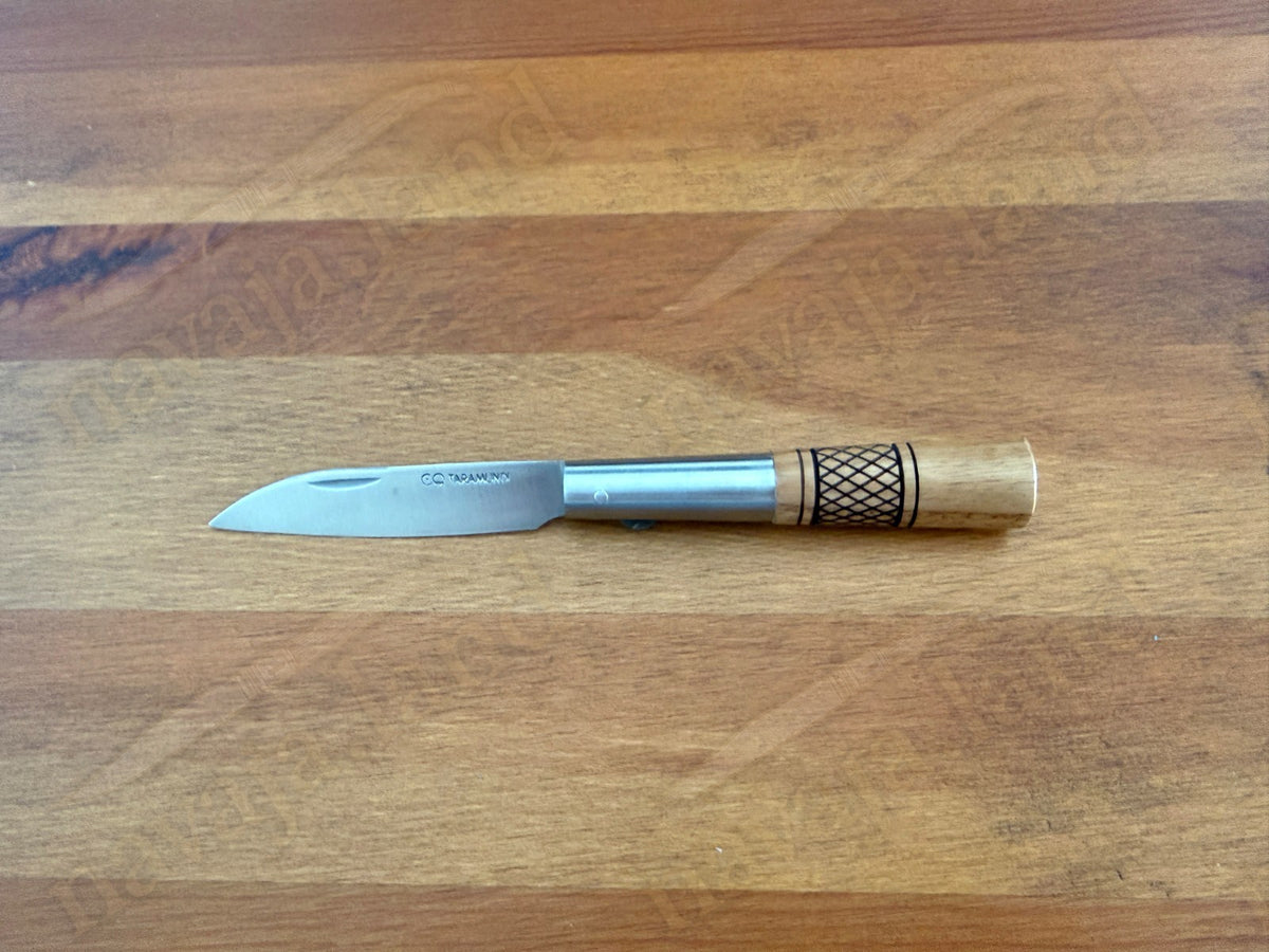 3.15" CQ Taramundi Pocket Knife Chestnut Wood Handle Liner Lock Made in Spain