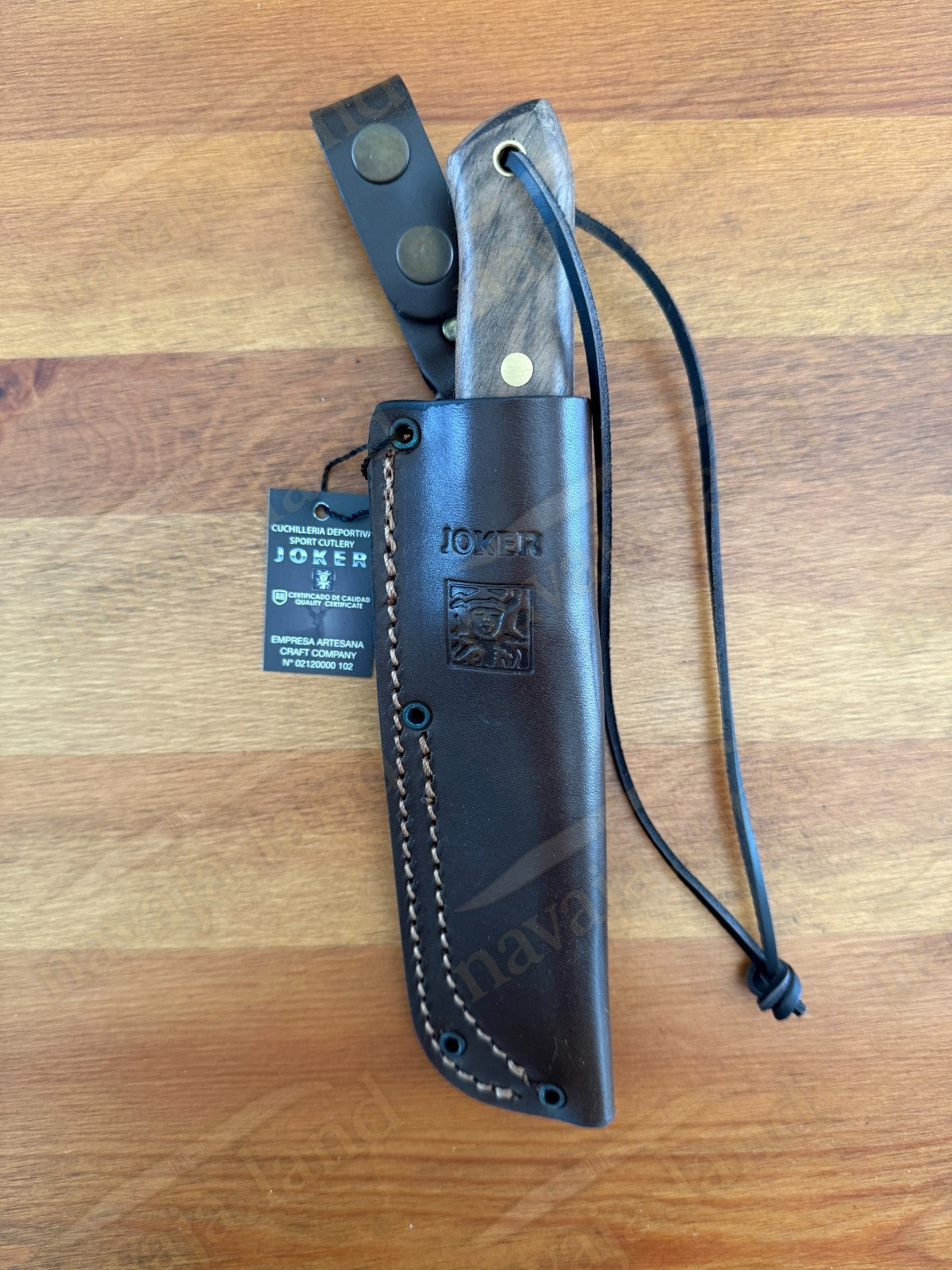 Joker Nordico Bushcraft Fixed Knife 3.9" Böhler K720 Carbon Steel Walnut Handle