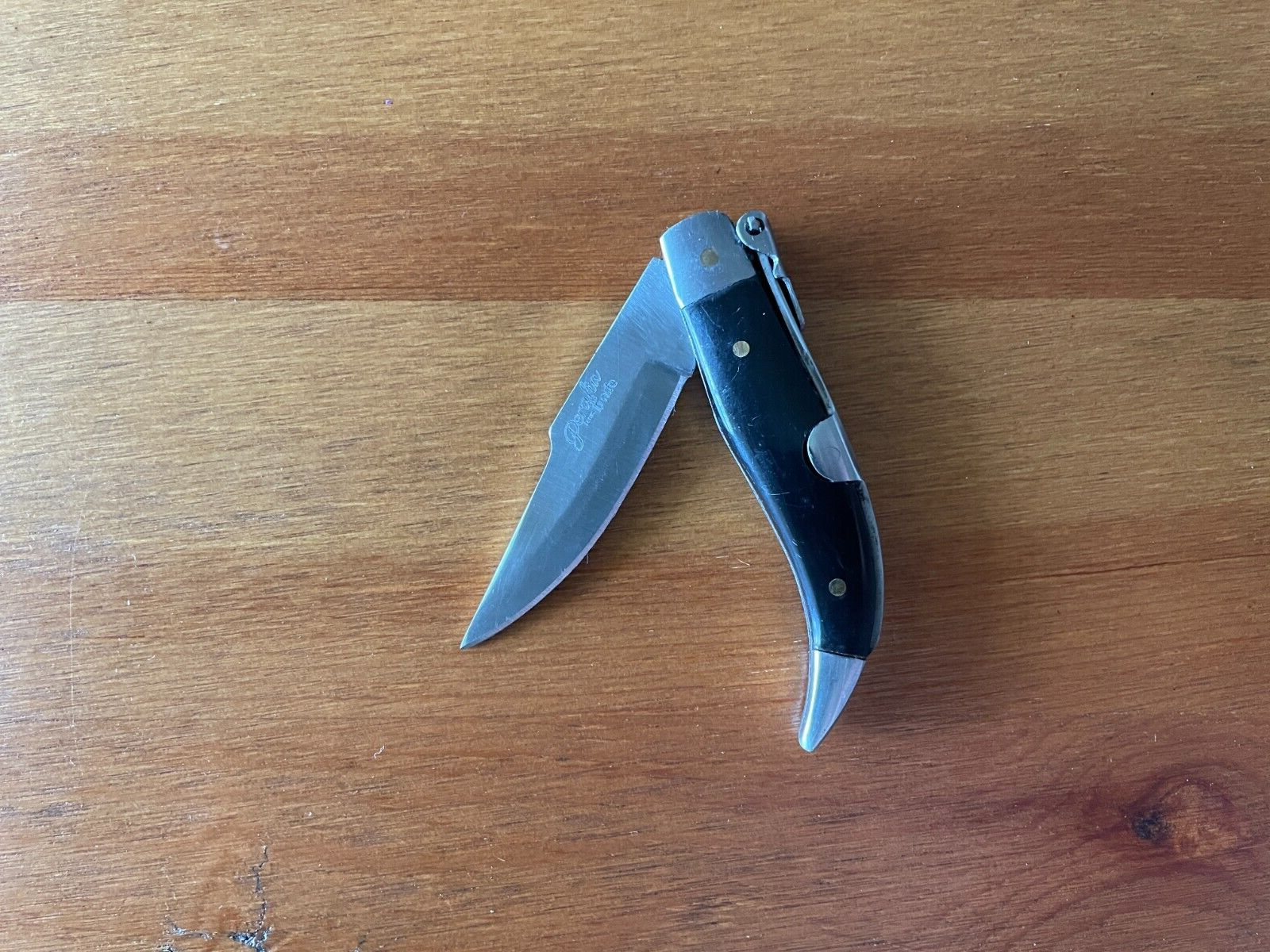 2.5” Spanish Navaja Teja Albacete Pocket Knife Buffalo Horn Scales - USA Seller