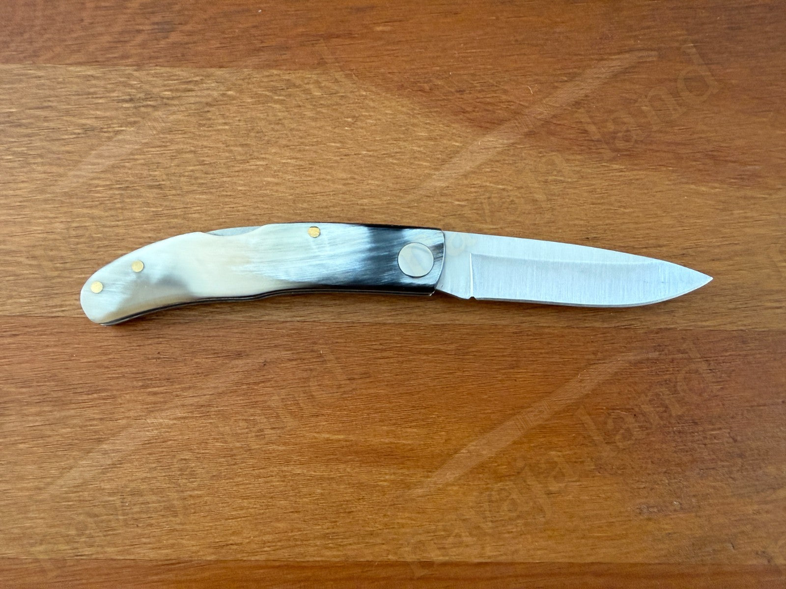 2.56” Joker Setter Bushcraft Folding Knife (Bull Horn Handle) Handmade Spain