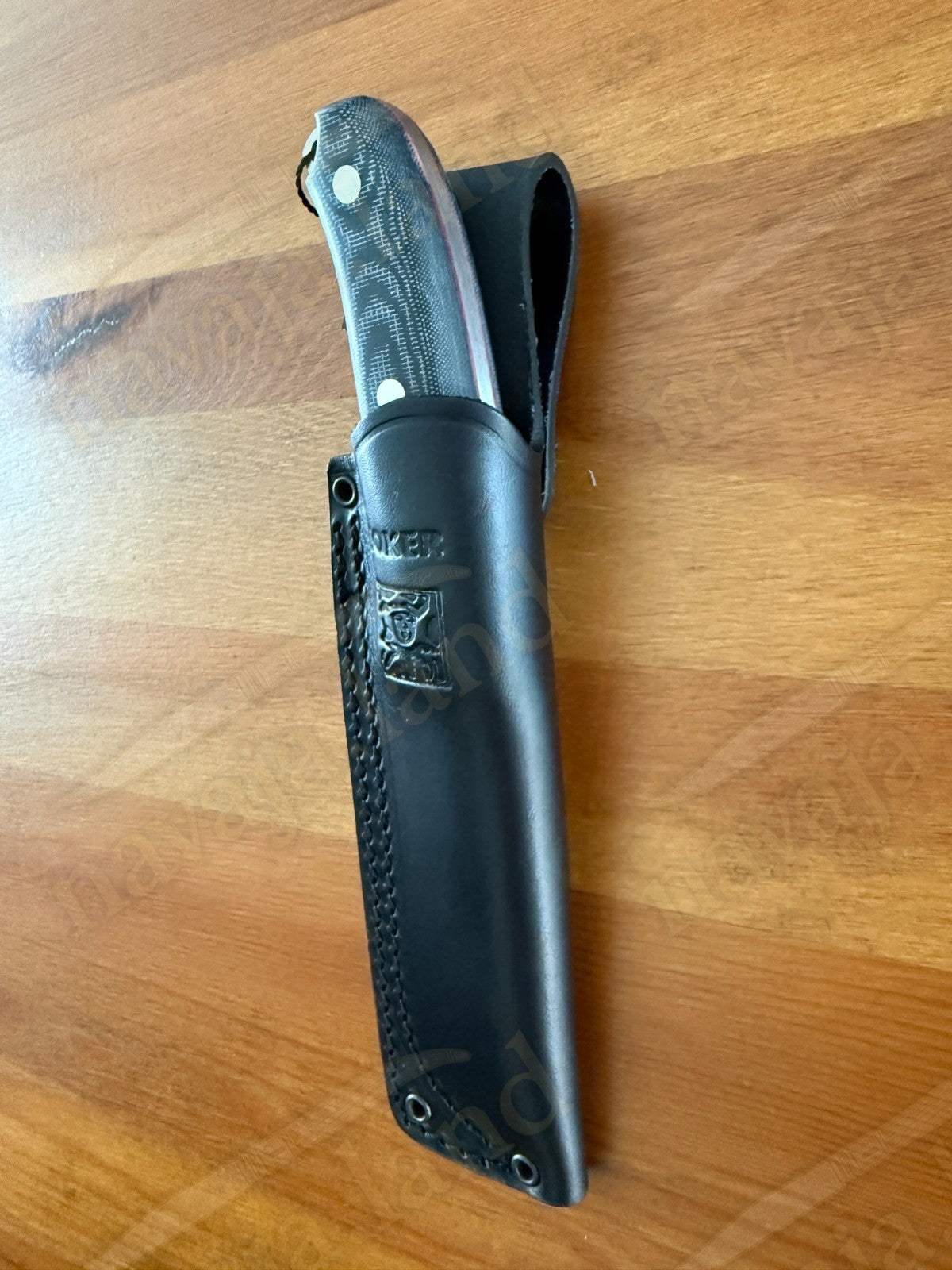 Joker Ursus Survival Knife Böhler N695 Black Micarta Full Tang + Leather Sheath