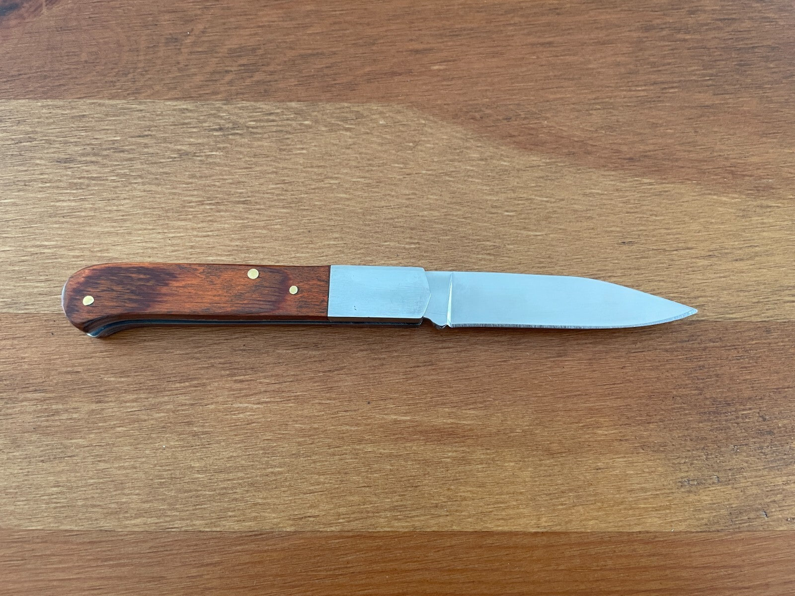 2.7" Cabritera Pocket Knife Spanish Navaja Red Stamina Wood Handle 108 Girodias