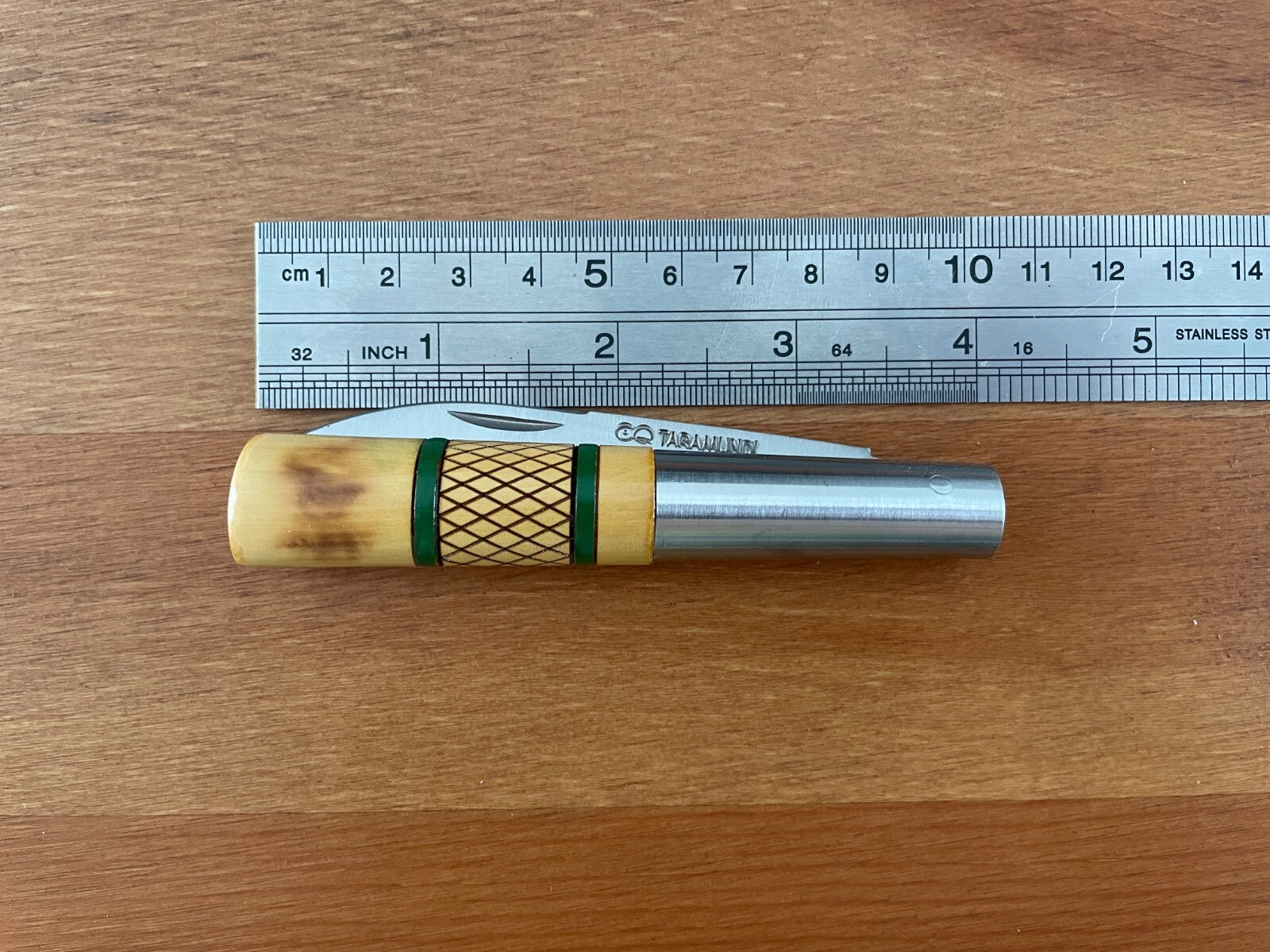 3.26” CQ Taramundi Pocket Knife Boxwood Handle Unique Design Asturias Spain