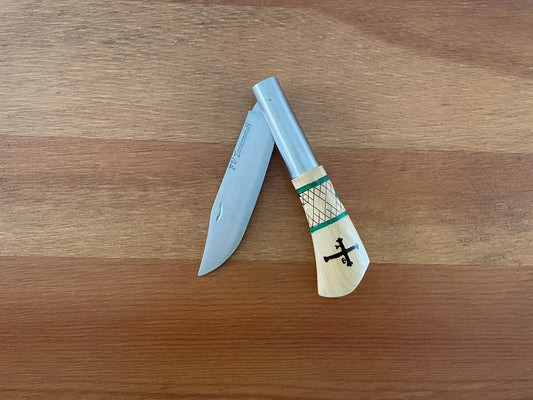 3.14” FV Taramundi Navaja Pocket Knife Made in Asturias Decorated Wood Handle