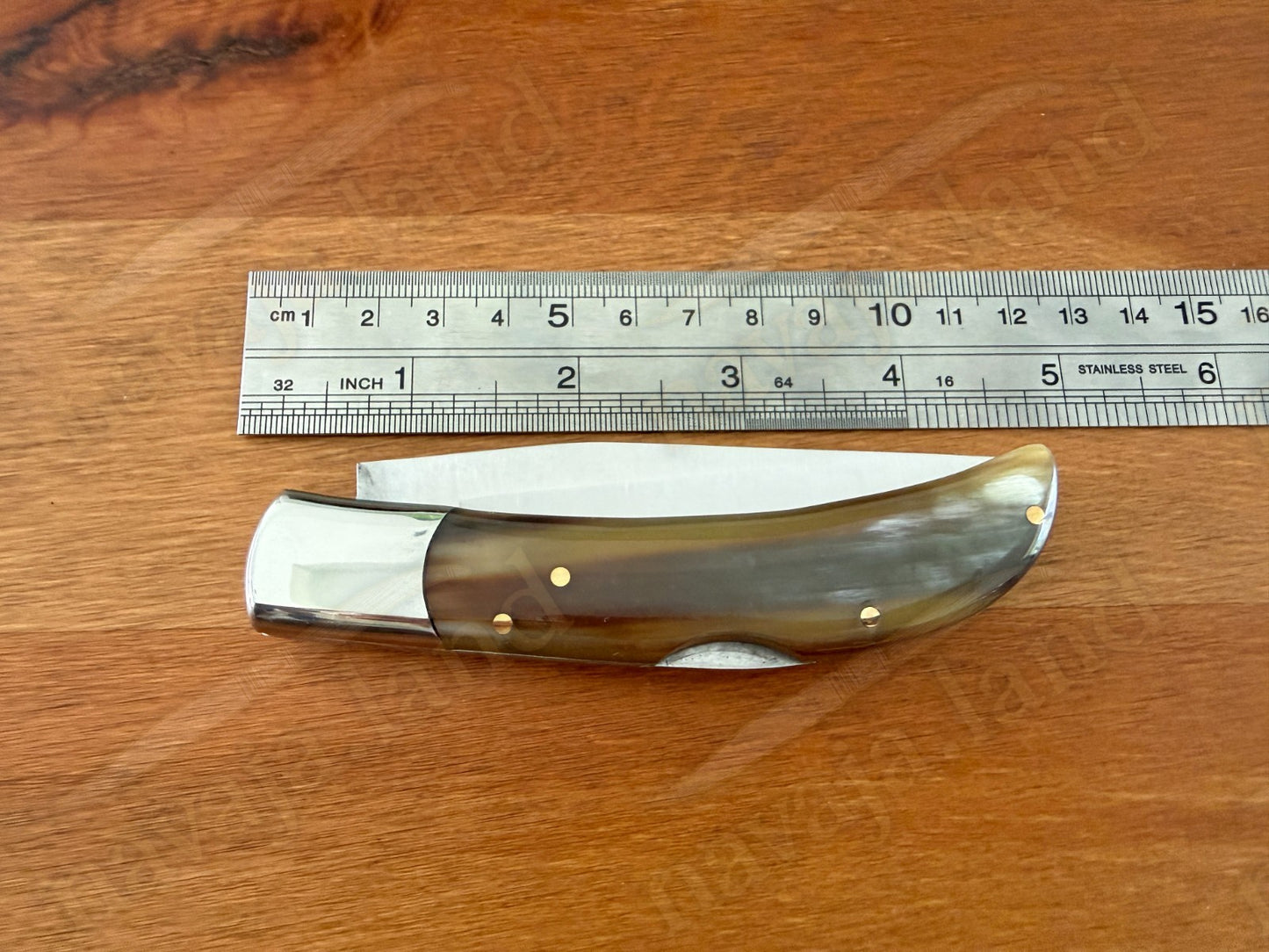 3.54” Joker Pointer Camping Folding Knife (Bull Horn Handle) Handmade in Spain