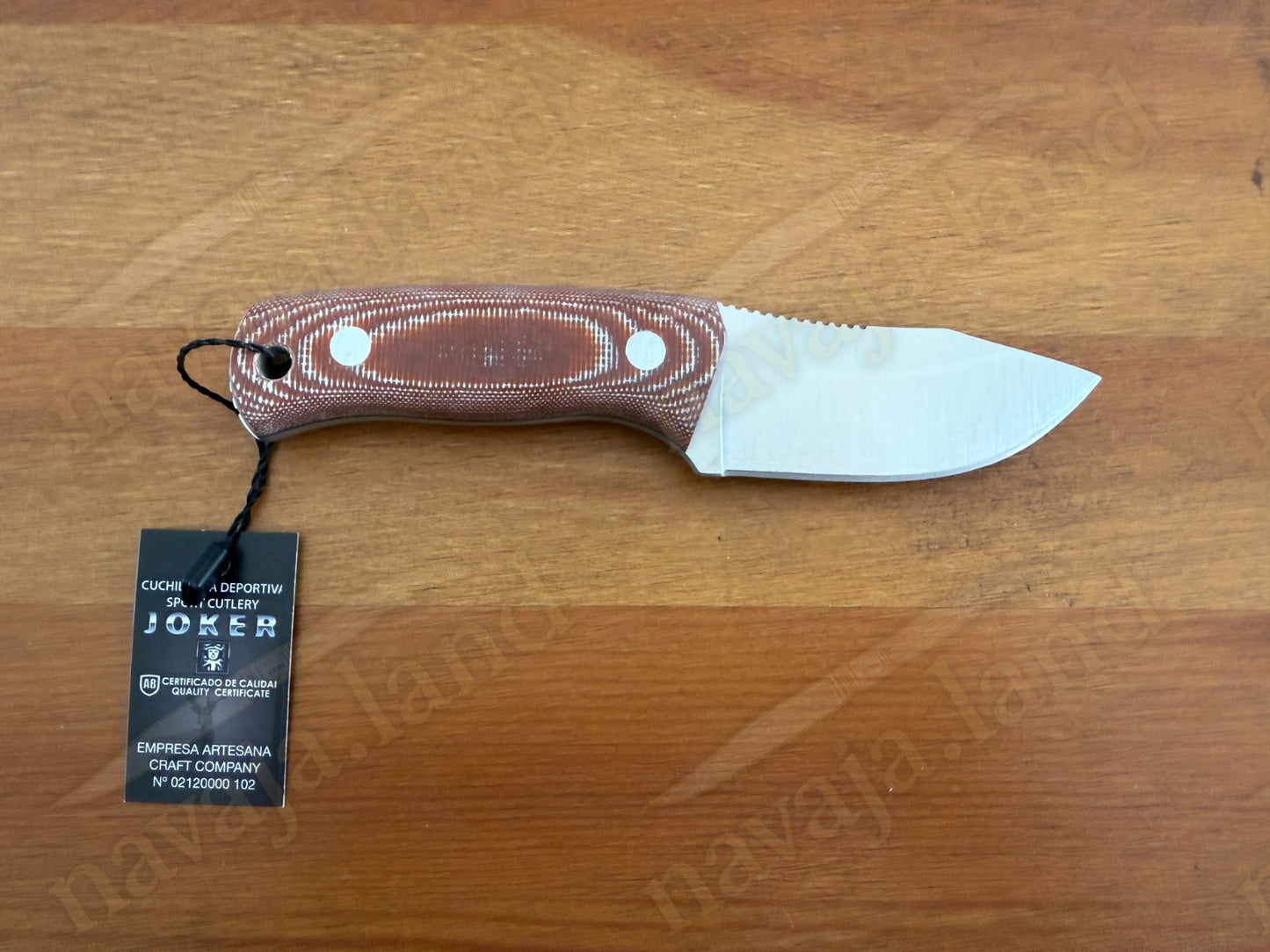 Joker Erizo TS1 3" Bohler N695 Steel Blade Fixed Knife Micarta Kydex Sheath