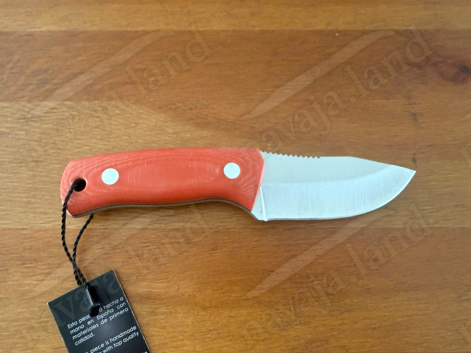 Joker Erizo TS1 Survival Knife 2.95” Böhler N695 Blade Red Micarta Handle -Spain