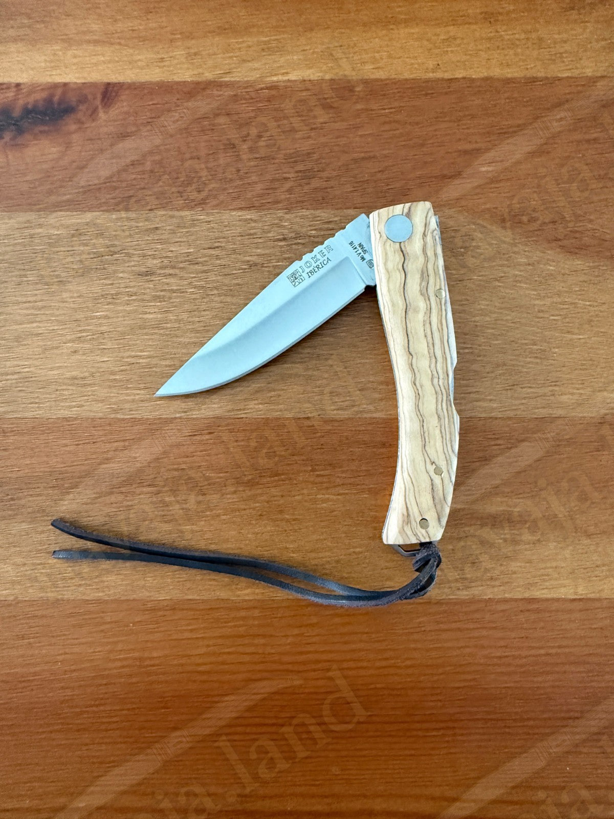 Joker Ibérica Folding Knife Olive Wood Handle 3.15” MOVA 1.4116 Stainless Steel