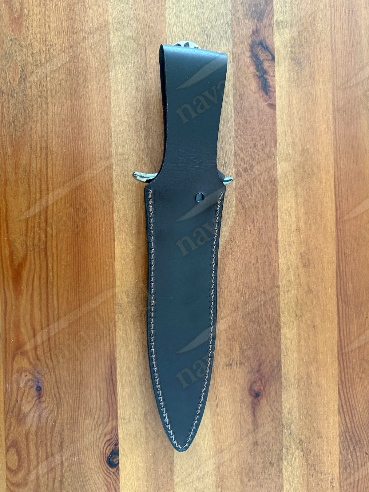 Joker Rehalero Hunting Knife 9.44” MOVA Blade Deer Horn Handle Leather Sheath