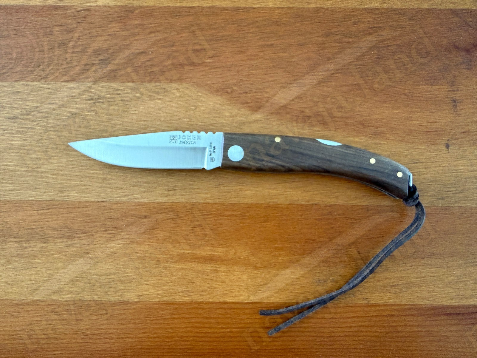 Joker Ibérica Folding Knife Walnut Wood Handle 3.15” MOVA 1.4116 Stainless Steel