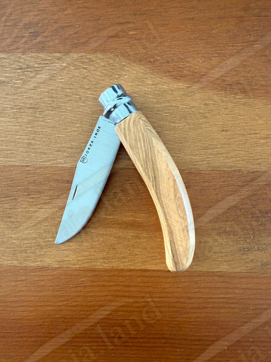 Olive Wood Handle Joker Folding Knife 8 cm (3.15 in) Blade with Viroblock Lock