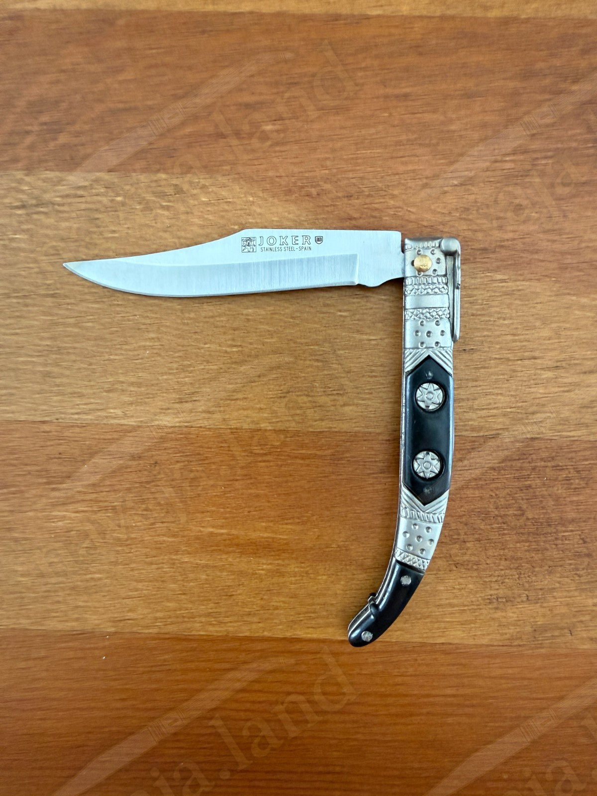 3.5” Albacete Navaja Joker Arabian Knife Zamak Handle Handmade Slipjoint Spain