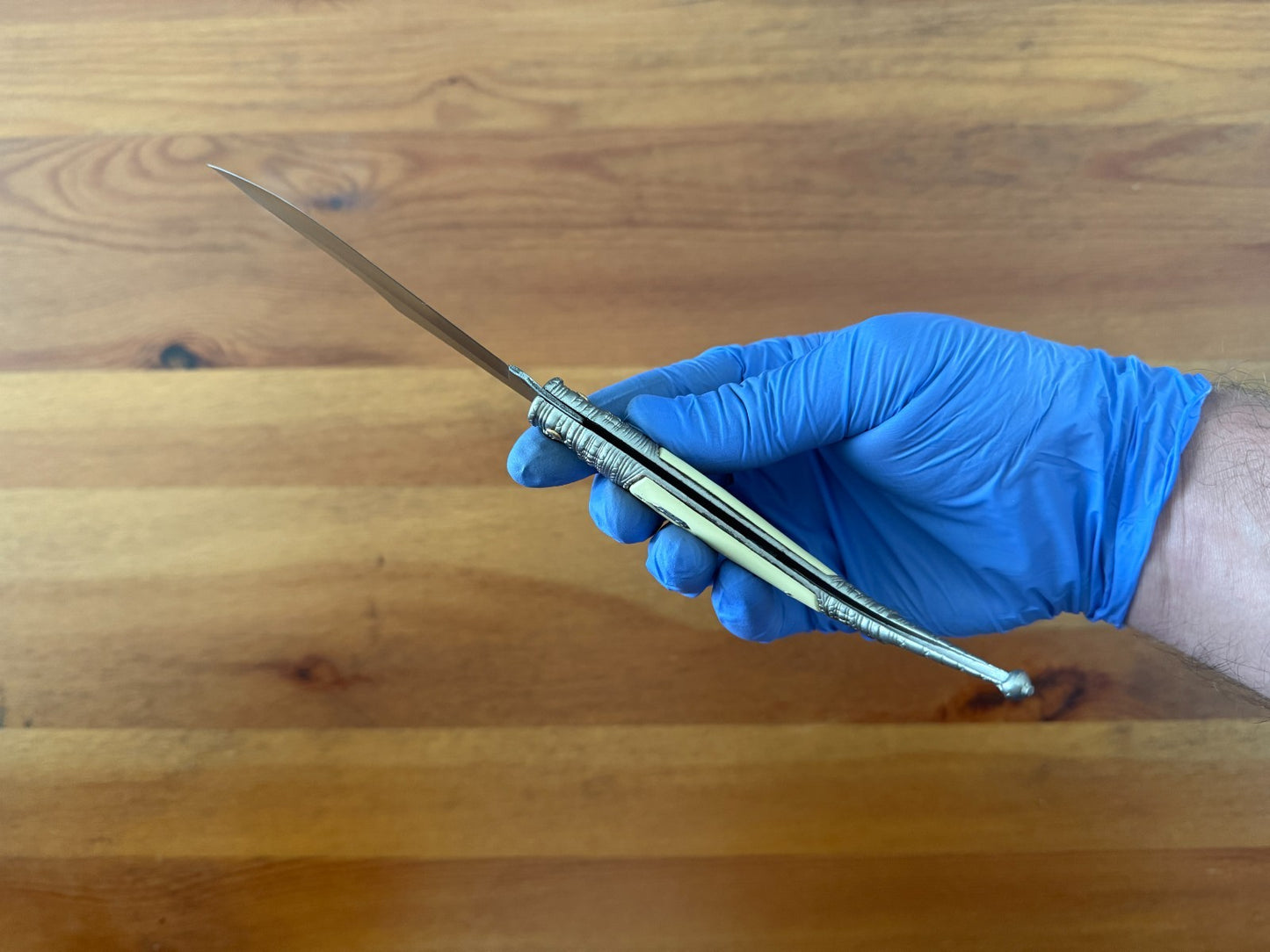 3.9” Albacete Navaja Joker Sevillana Knife Zamak Handle Handmade Slipjoint Spain