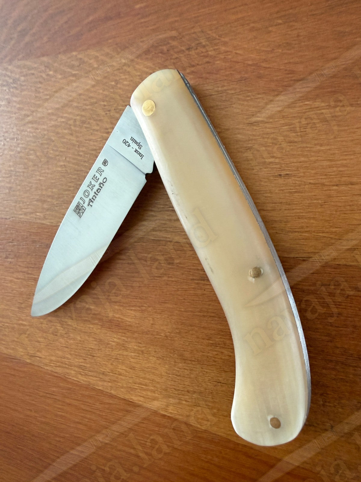 Joker Pocket Knife – Bull Horn Handle | 3.14” Blade | Slipjoint | Made in Spain