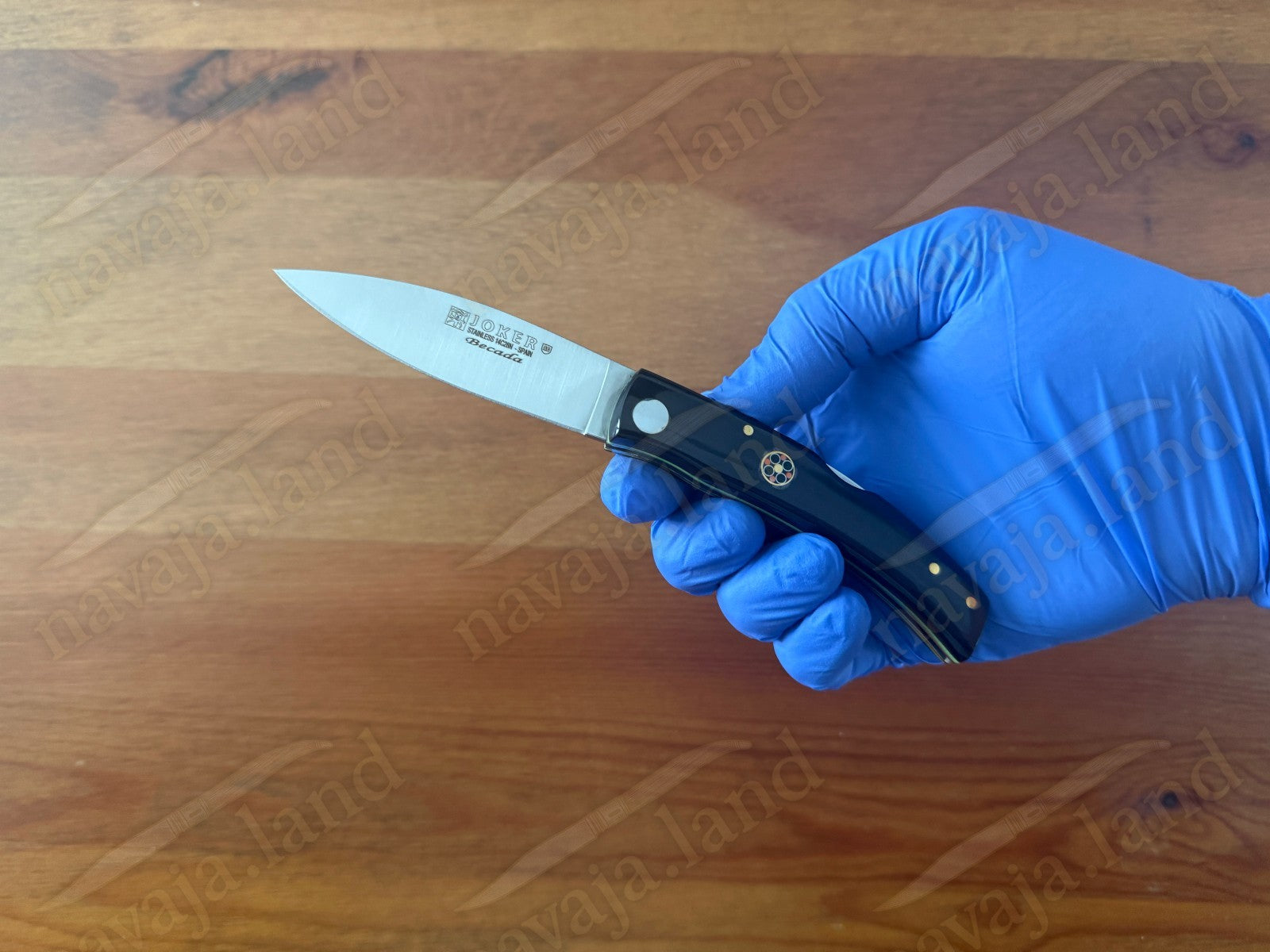 Joker BECADA Knife 3.15” Sandvik 14C28N Blade | Buffalo Horn | Lockback | Spain