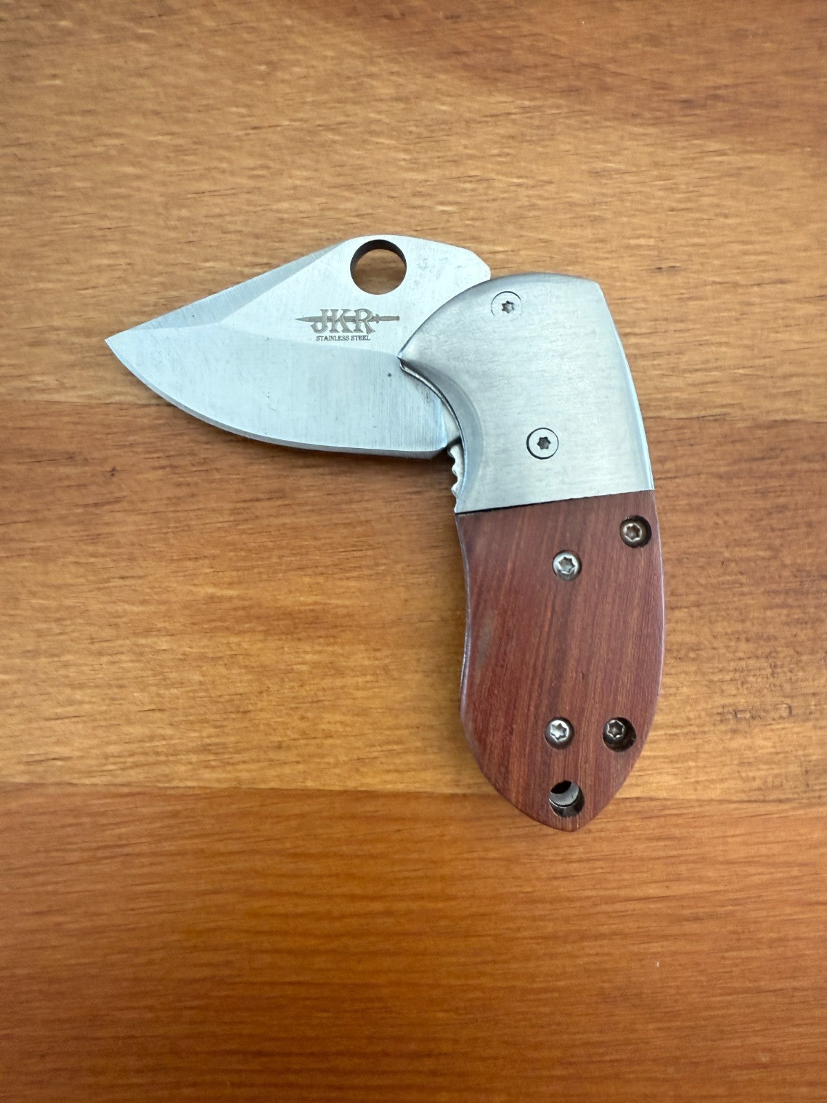 2" Blade Navaja Small Pocket Knife Stainless Wood Scales Liner Lock - Spain