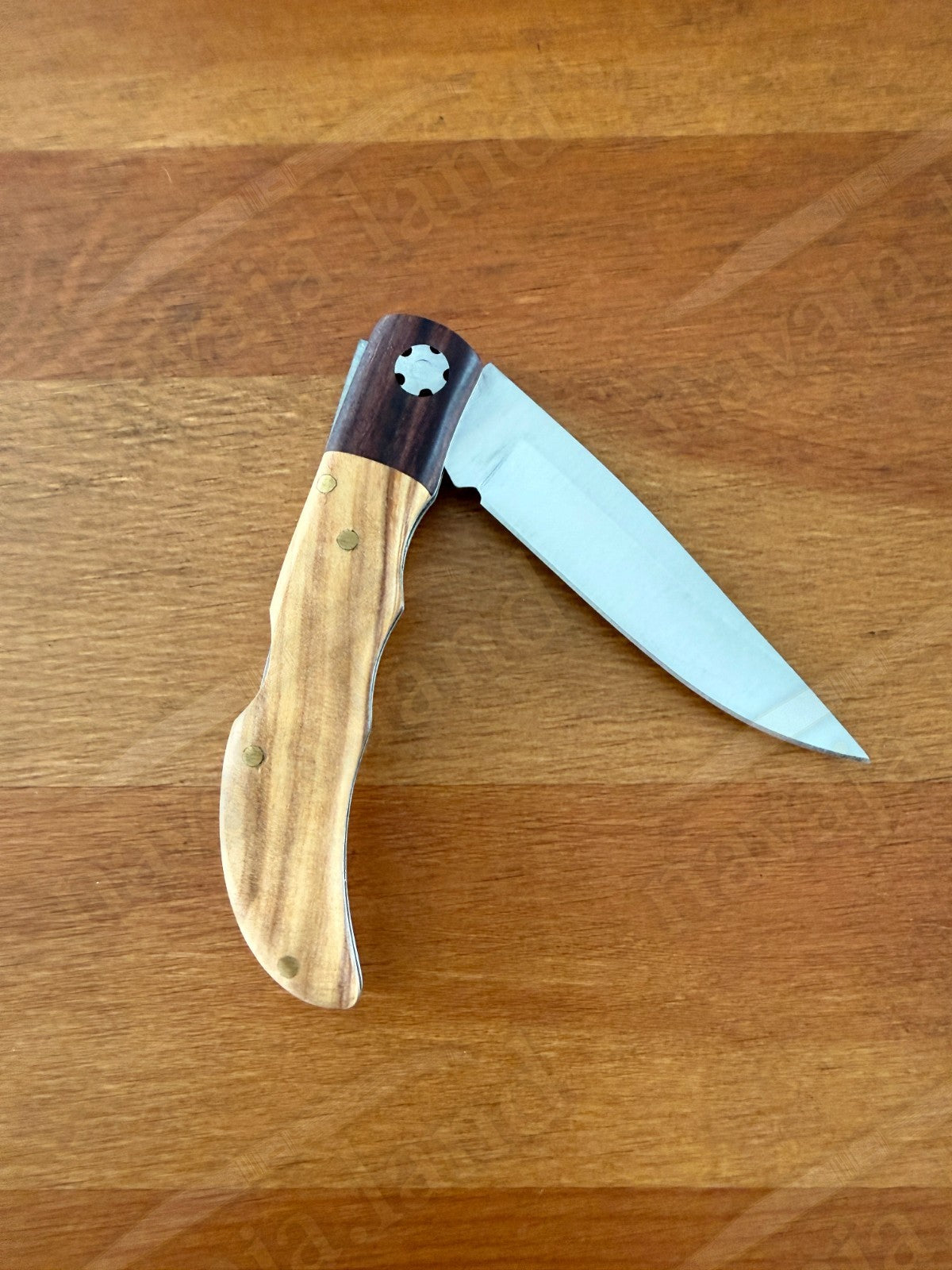 3.15” Joker Pointer Camping Folding Knife (Olive Wood Handle & Rosewood Ferrule)