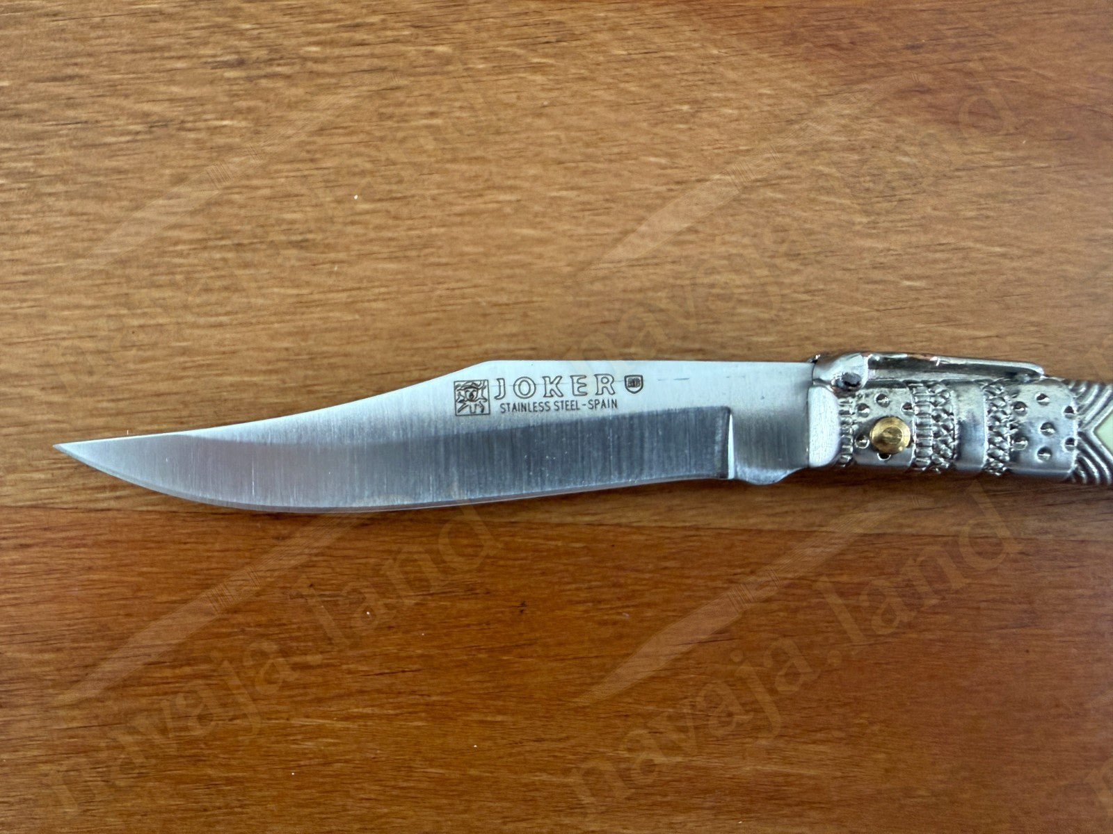 3.5” Albacete Navaja Joker Arabian Knife Zamak Handle Handmade Slipjoint Spain