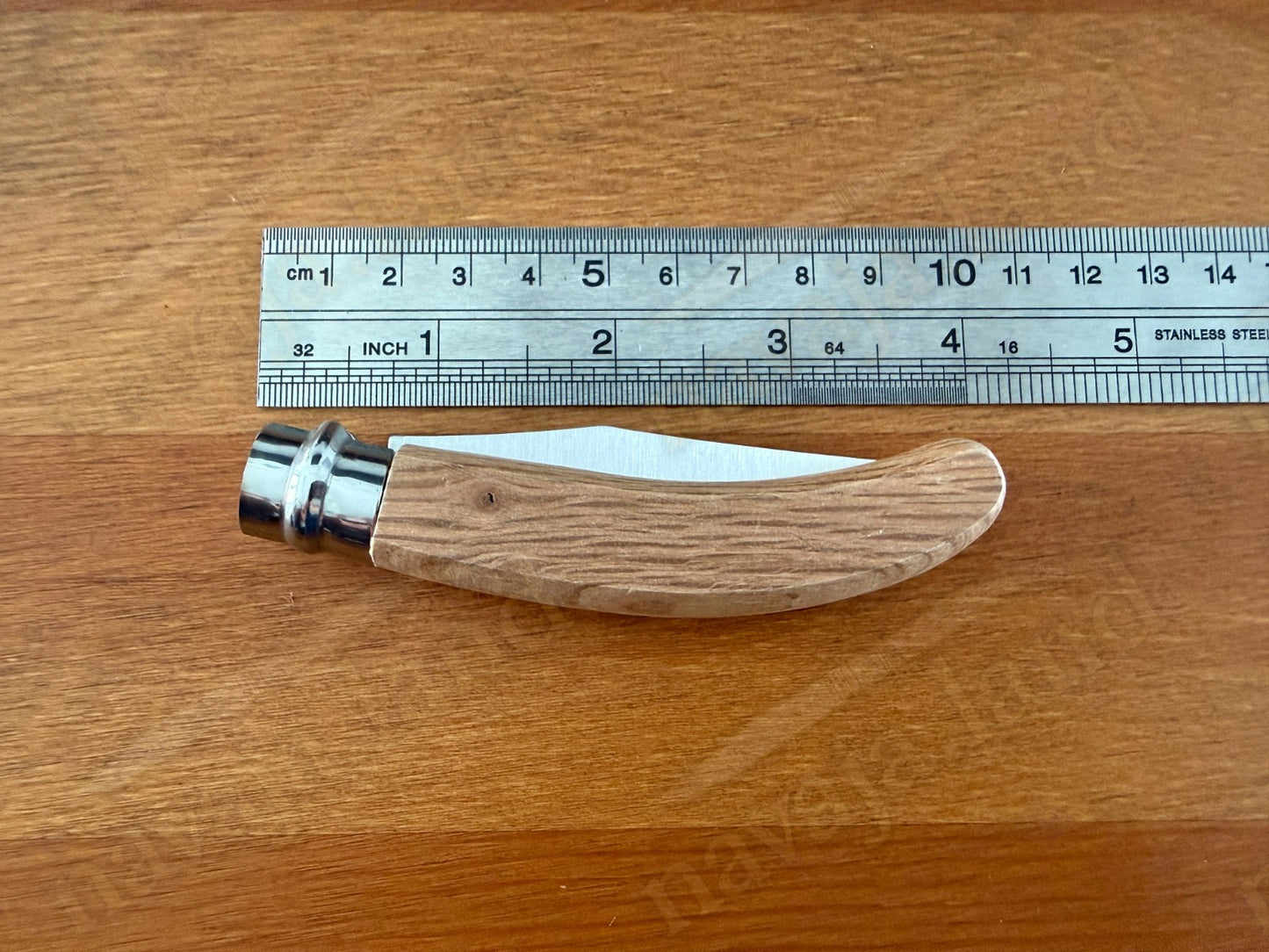 Oak Wood Handle Joker Folding Knife 8 cm (3.15 in) Blade with Viroblock Lock
