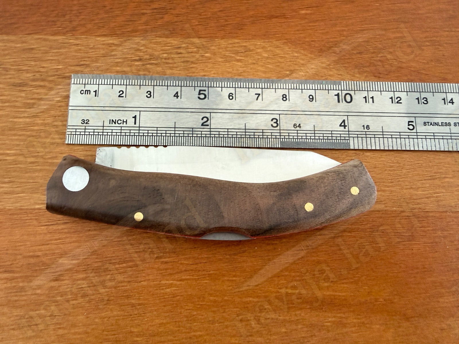 3.15” Joker Ranchera Lockback Folding Knife (Walnut Wood Handle) Handmade Spain