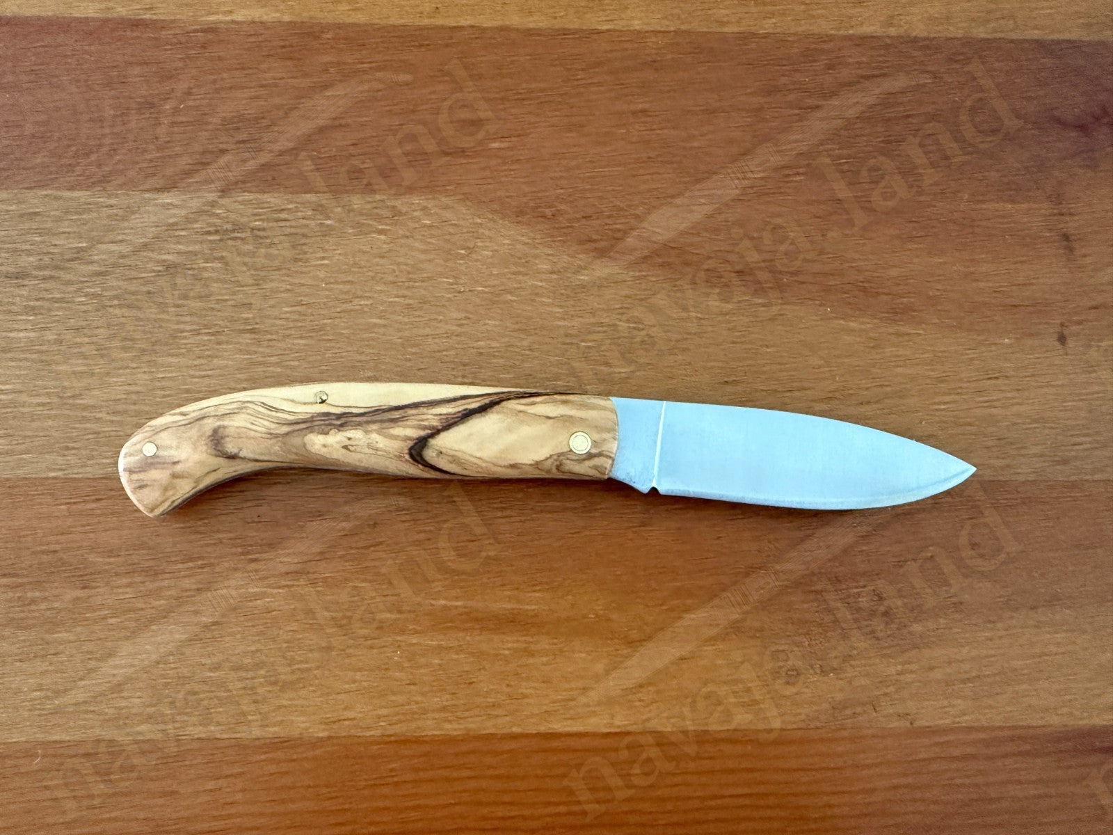 3.14” Joker Antaño Camping Folding Knife (Olive Wood Handle) Handmade in Spain