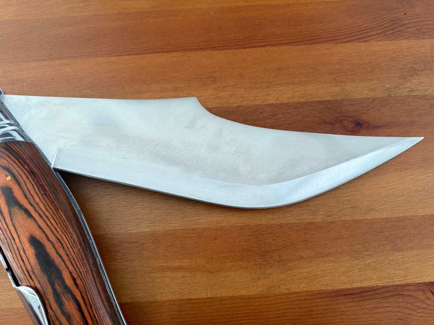 *See Description* 13.7" Gigantic Navaja Sevillana Folding Knife Red Wood Scales