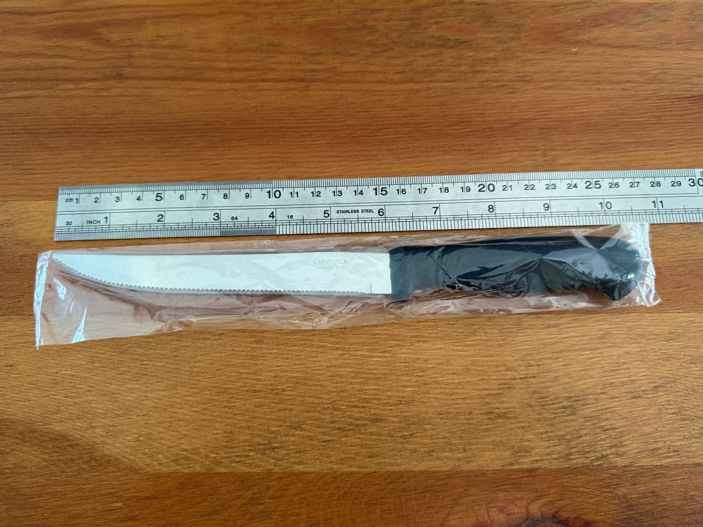 Cuperinox Kitchen Knife 6 in Serrated Blade with Plastic Handle From Spain