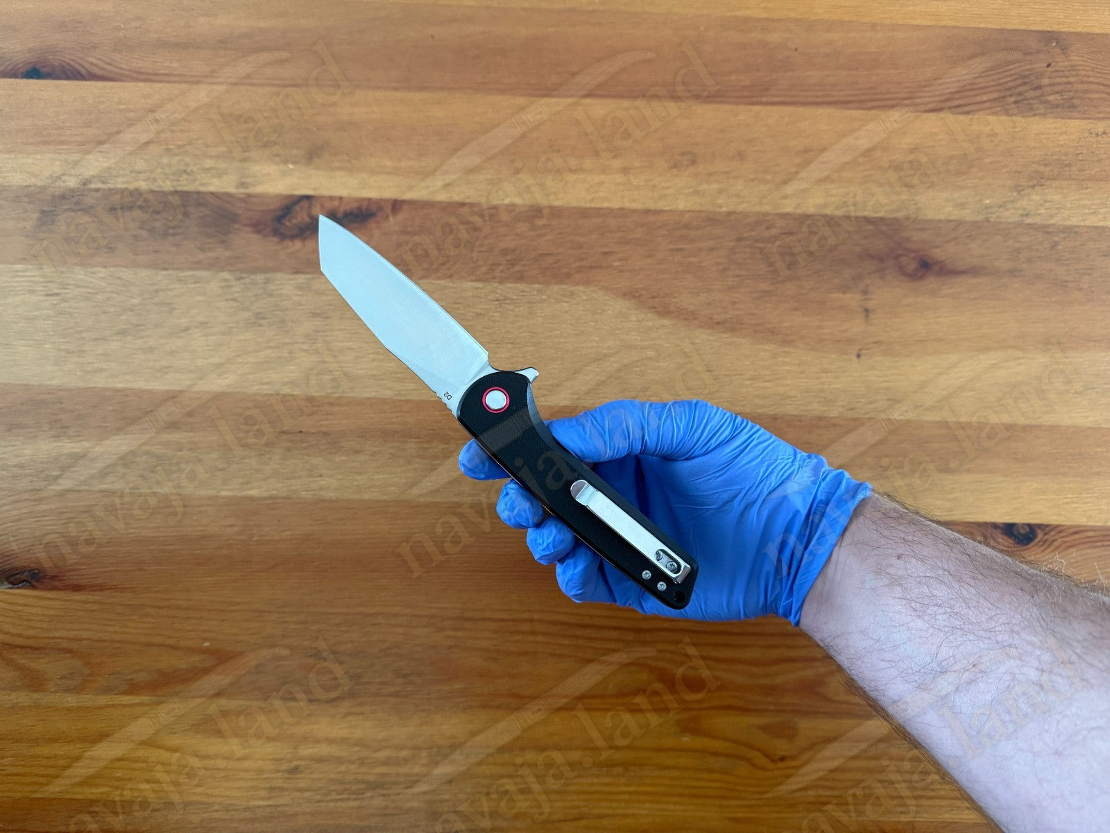 Folding Knife Carbon Fiber & G10 Handle - D2 Steel - 3.5" Blade Presentation Box
