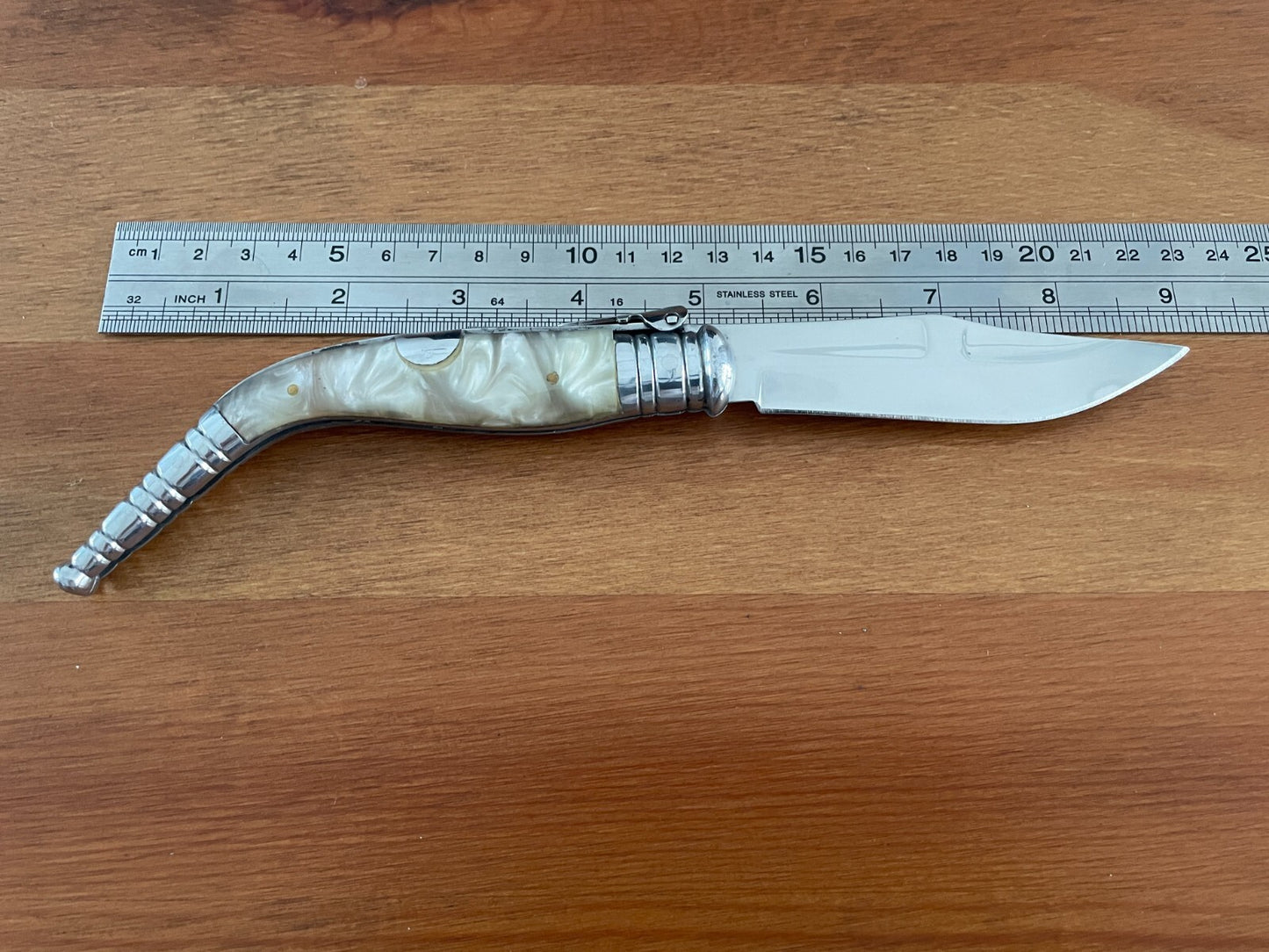 3.75" Navaja Sevillana Bandolera Nacre Imitation Handle from Spain -  US Seller