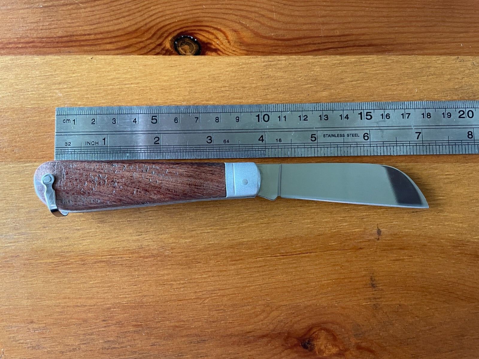 3.14" Sailor Pocket Knife Parrot Tip Wood Handle Ships from USA Made in Spain