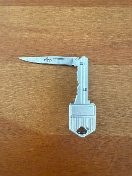 Keychain Compact Mini Folding Knife Stainless Blade Aluminum Handle From Spain