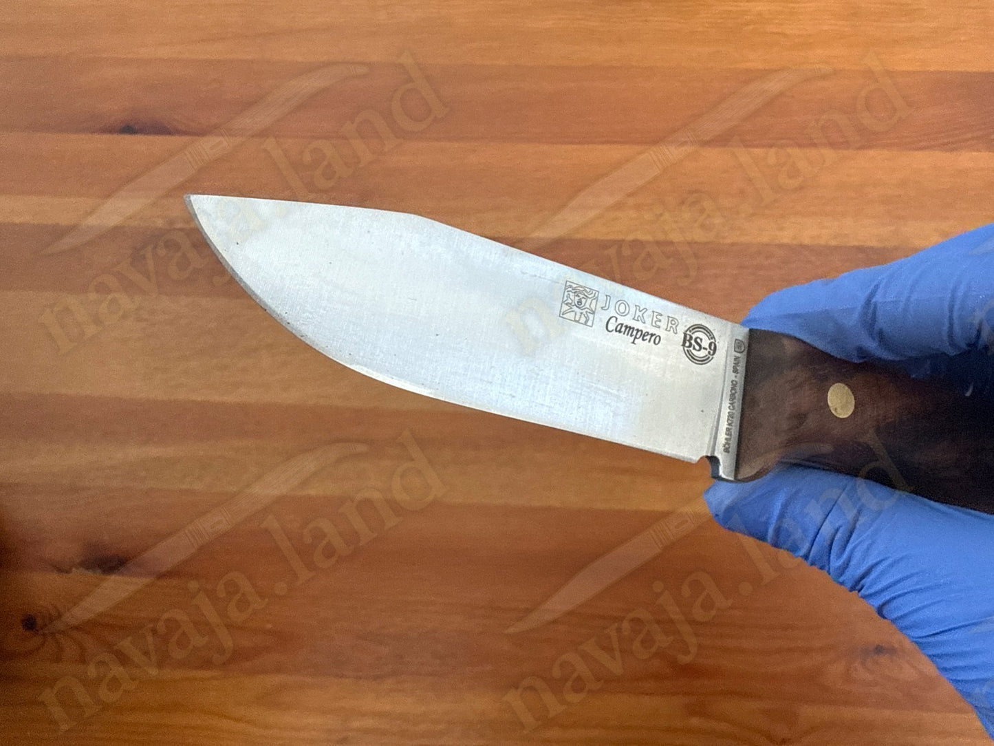 Joker Campero Bushcraft Fixed Knife 4.13" Böhler K720 Carbon Steel Walnut Handle