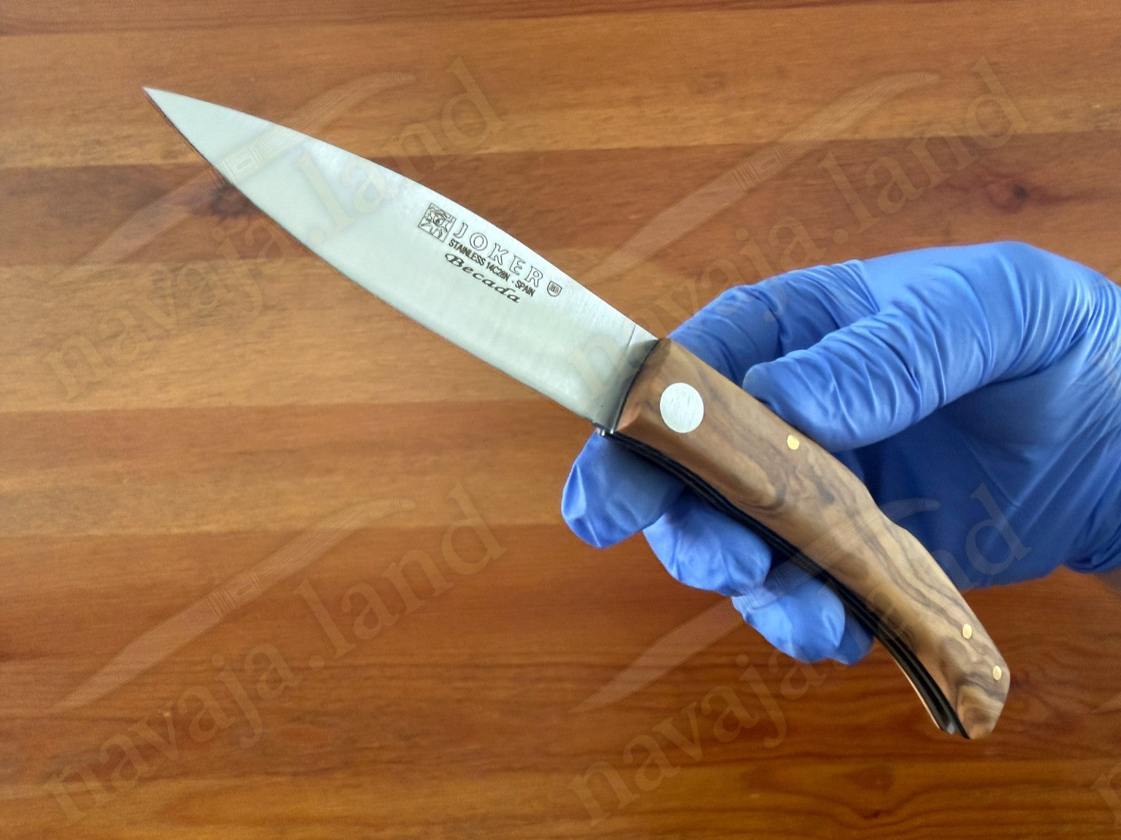 Joker BECADA Knife – 3.15” Sandvik 14C28N Blade | Olive Wood | Lockback - Spain